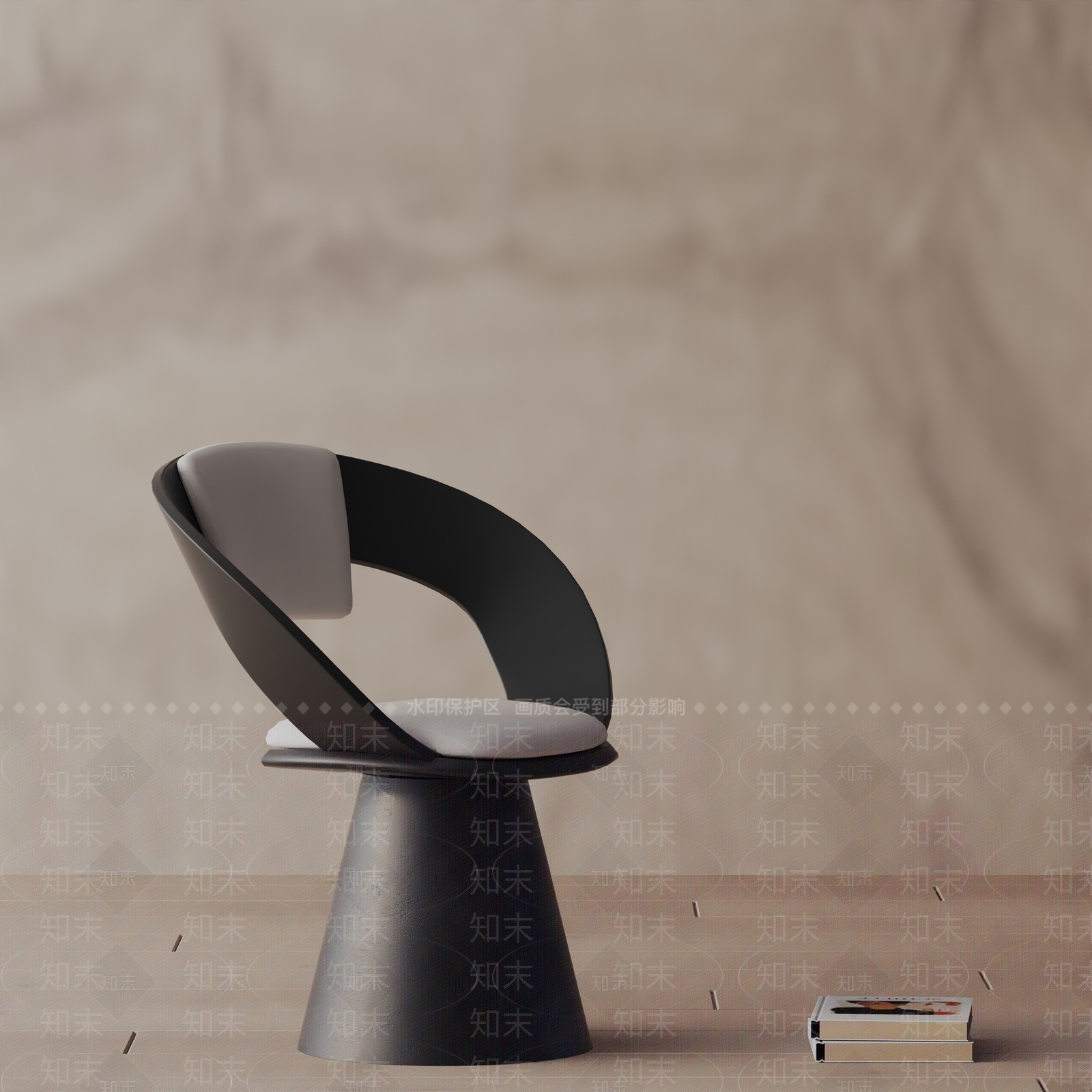 现代餐椅3D模型下载【ID:1196385598】