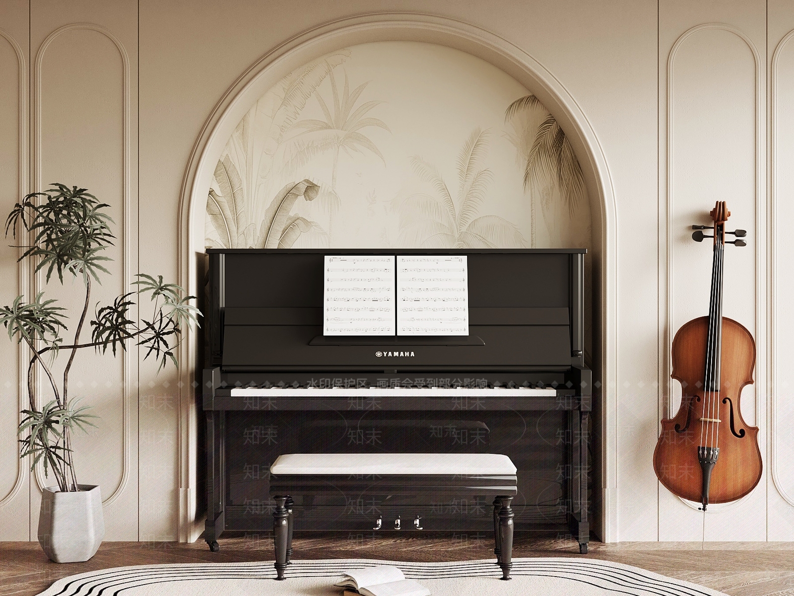 乐器3D模型下载【ID:1196388391】