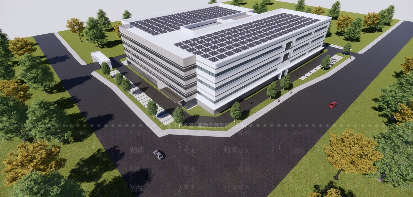 现代厂房SU模型下载【ID:1196394704】