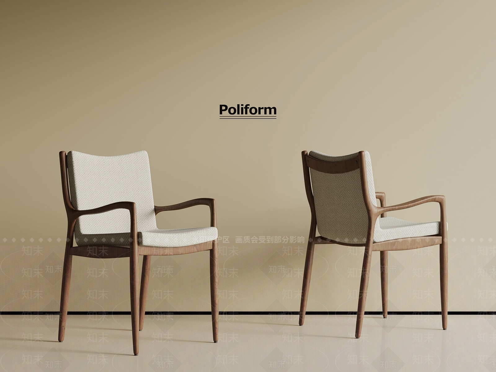 法式中古餐椅3D模型下载【ID:1196396728】