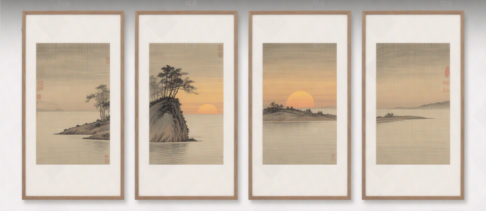 新中式中古其他挂画贴图下载【ID:1196399296】