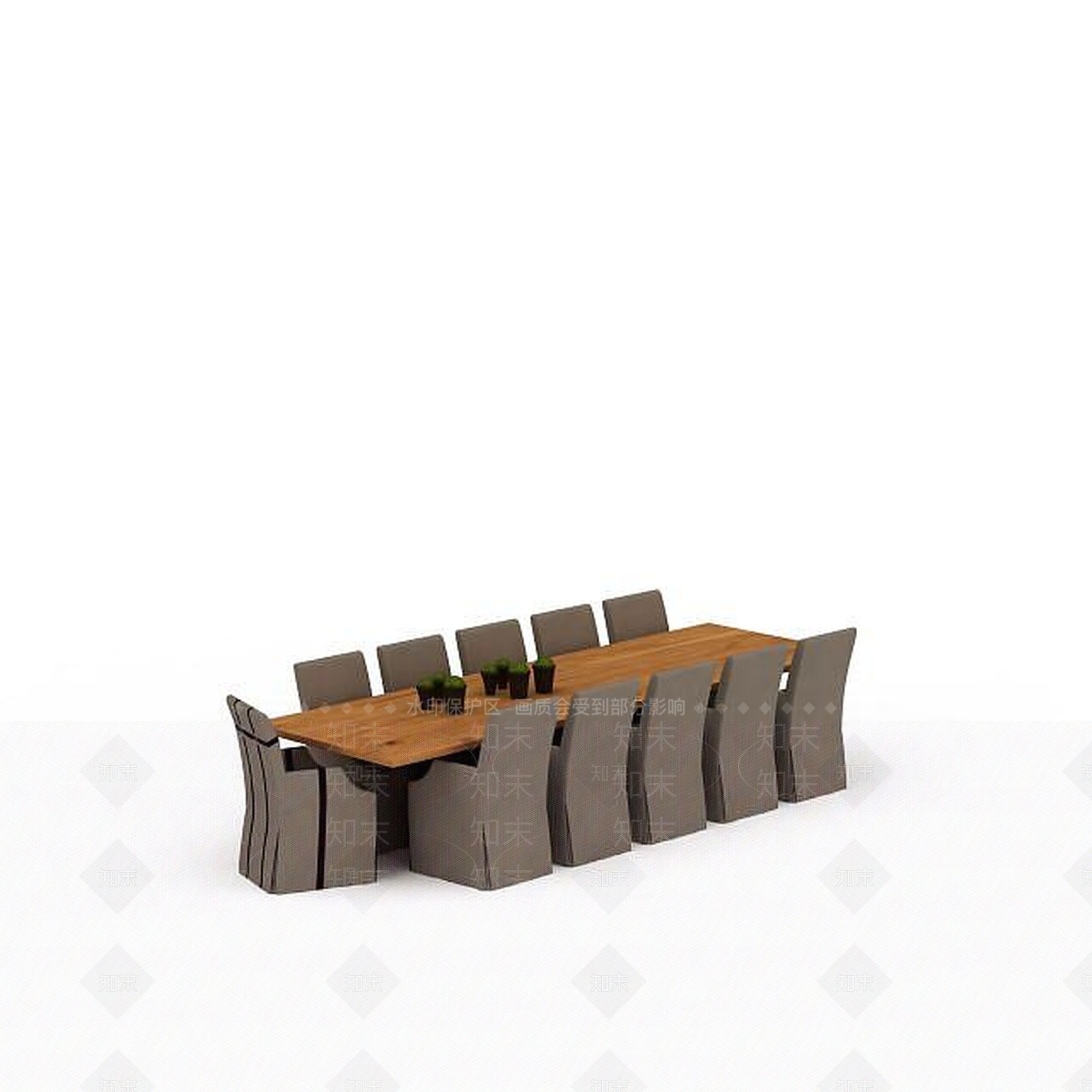 现代书桌椅3D模型下载【ID:1196399474】