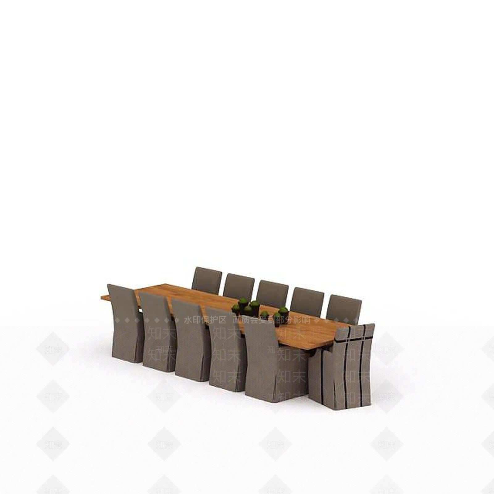 现代书桌椅3D模型下载【ID:1196399474】