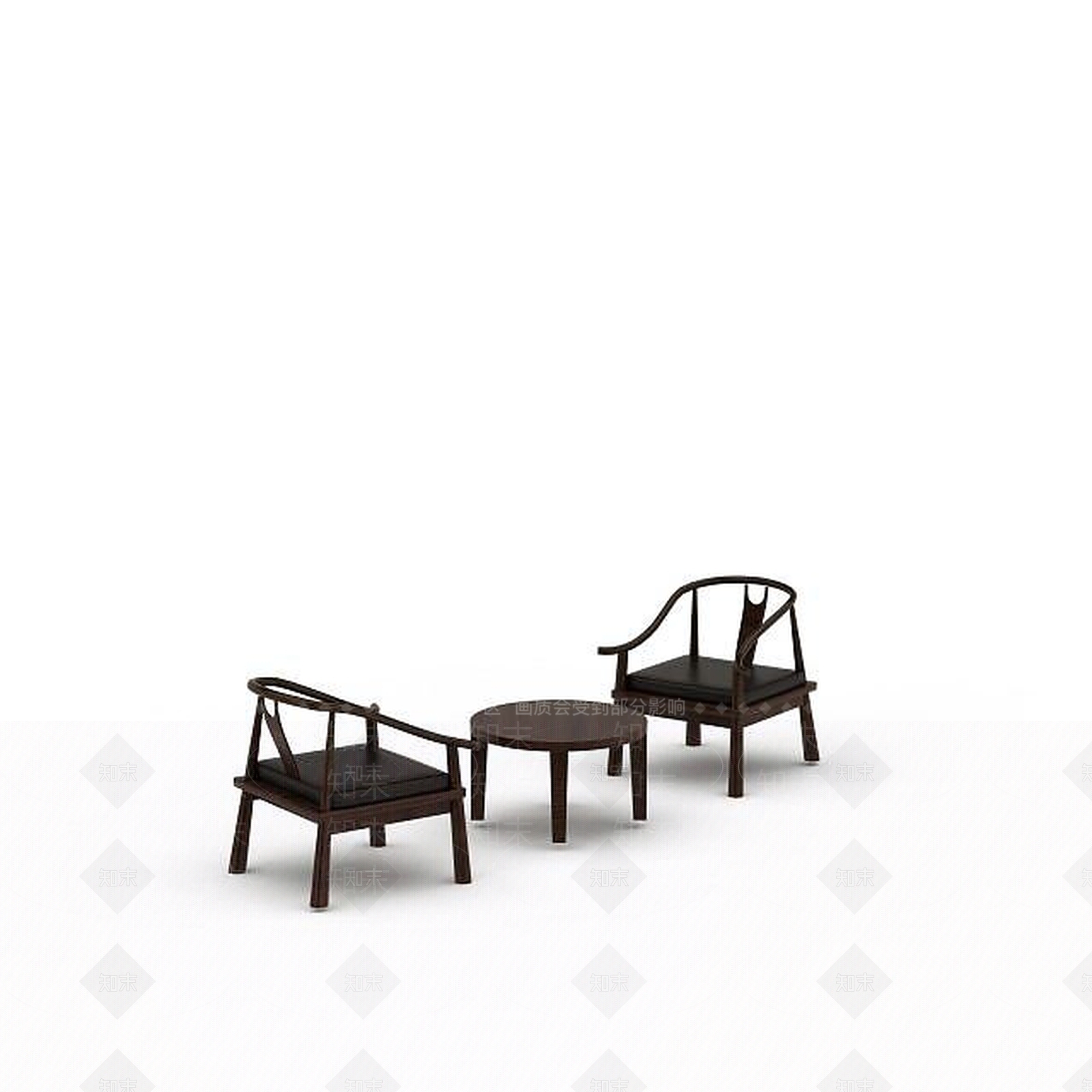 现代书桌椅3D模型下载【ID:1196400201】