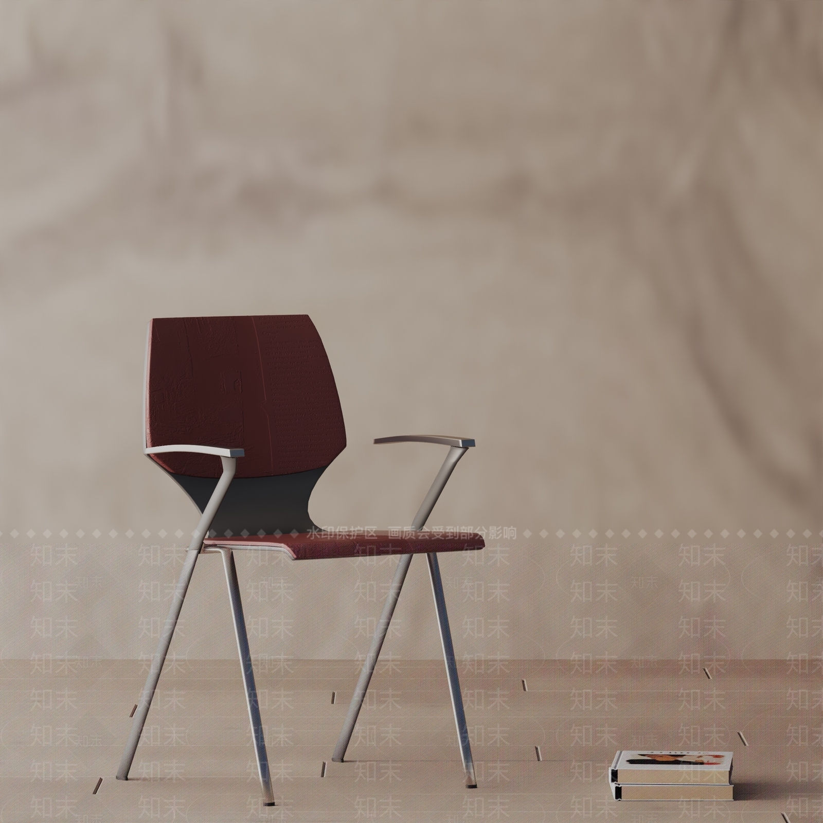 现代餐椅3D模型下载【ID:1196400840】