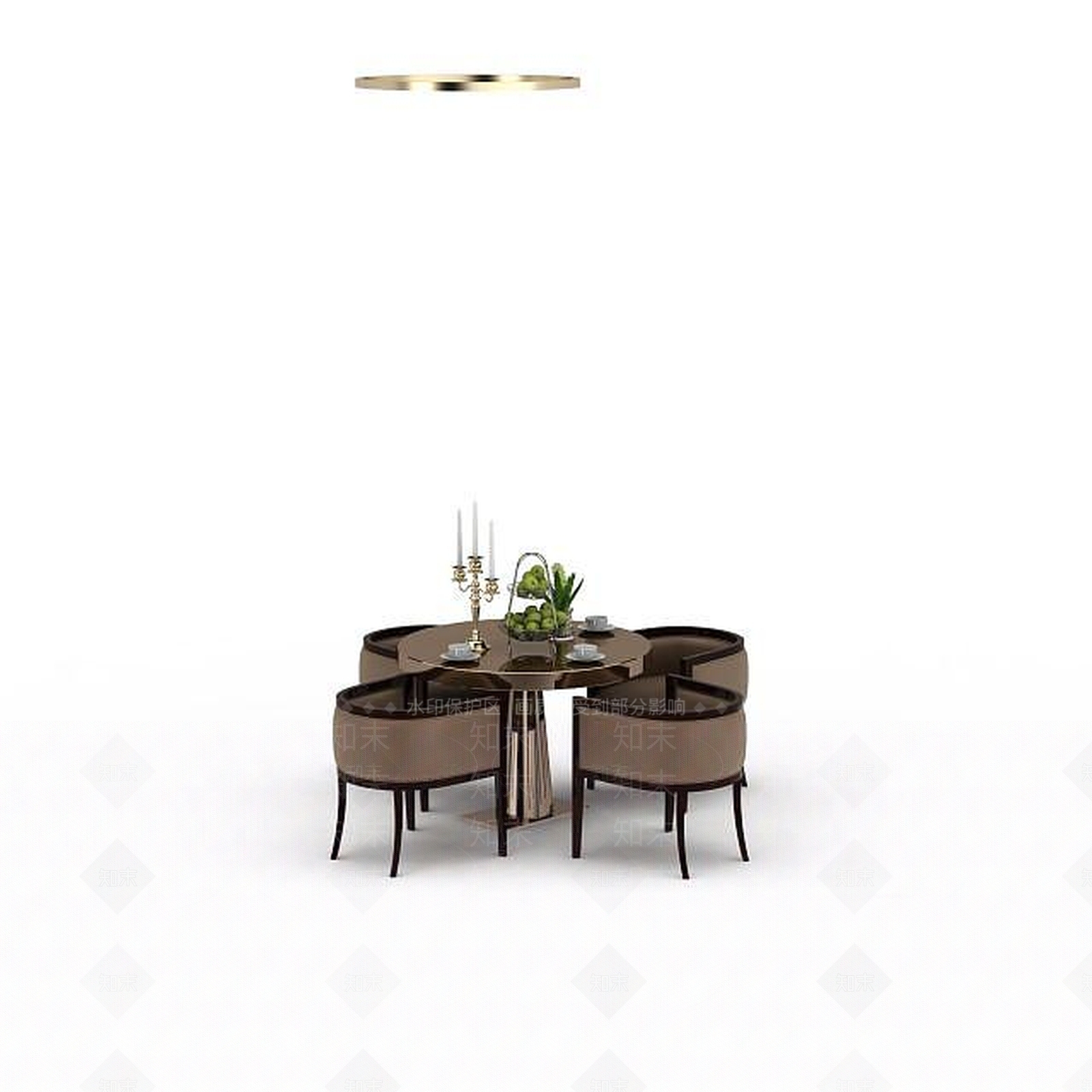 现代书桌椅3D模型下载【ID:1196401077】