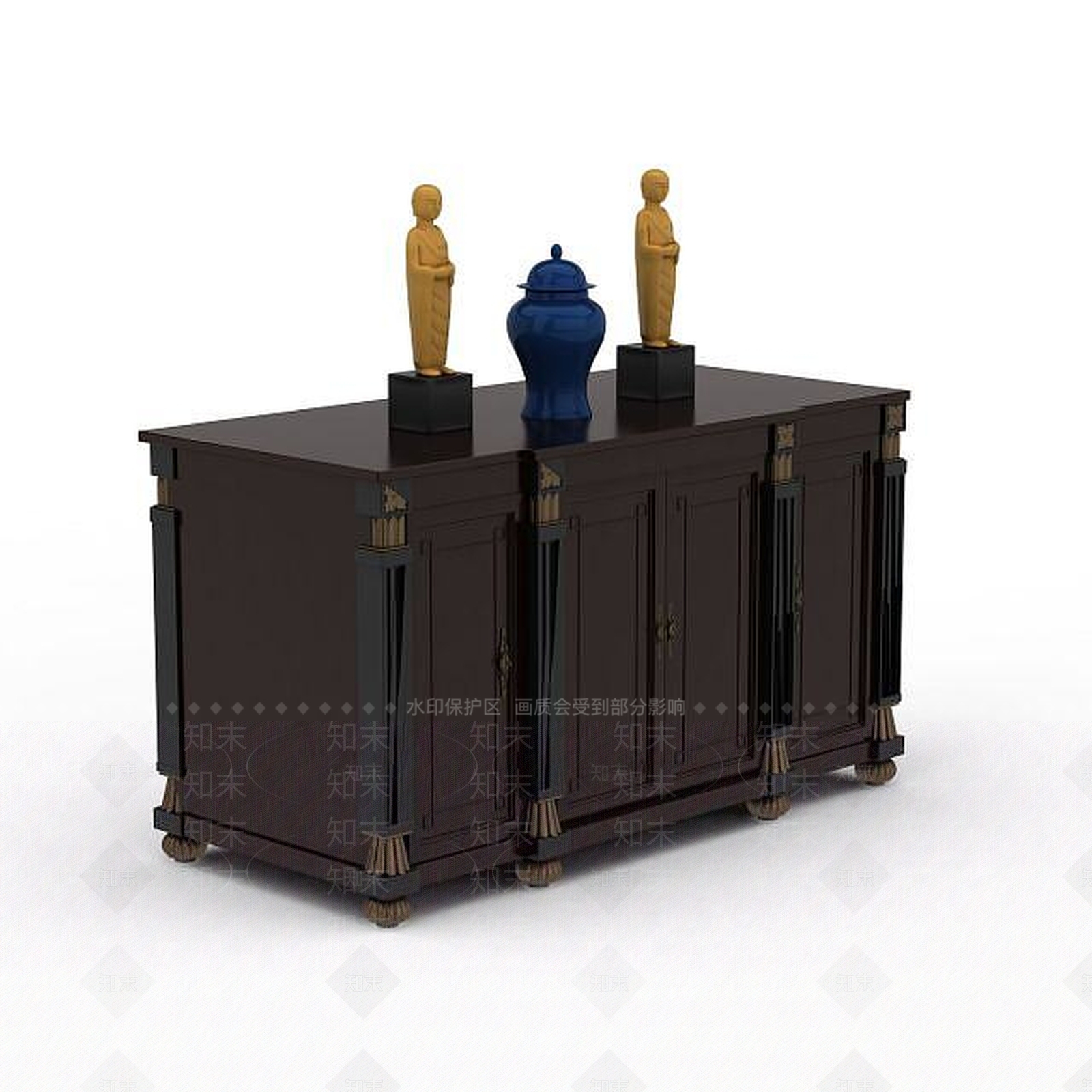 现代衣柜3D模型下载【ID:1196401519】