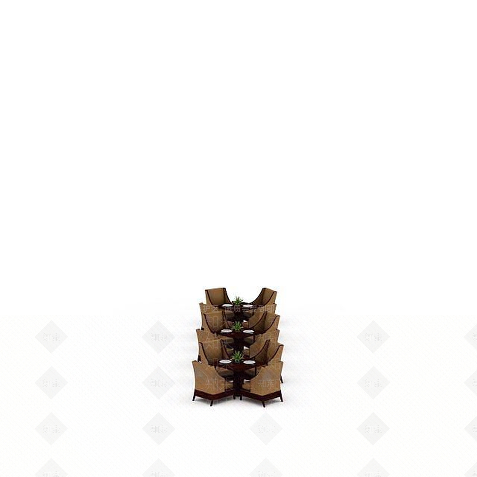 现代书桌椅3D模型下载【ID:1196401648】