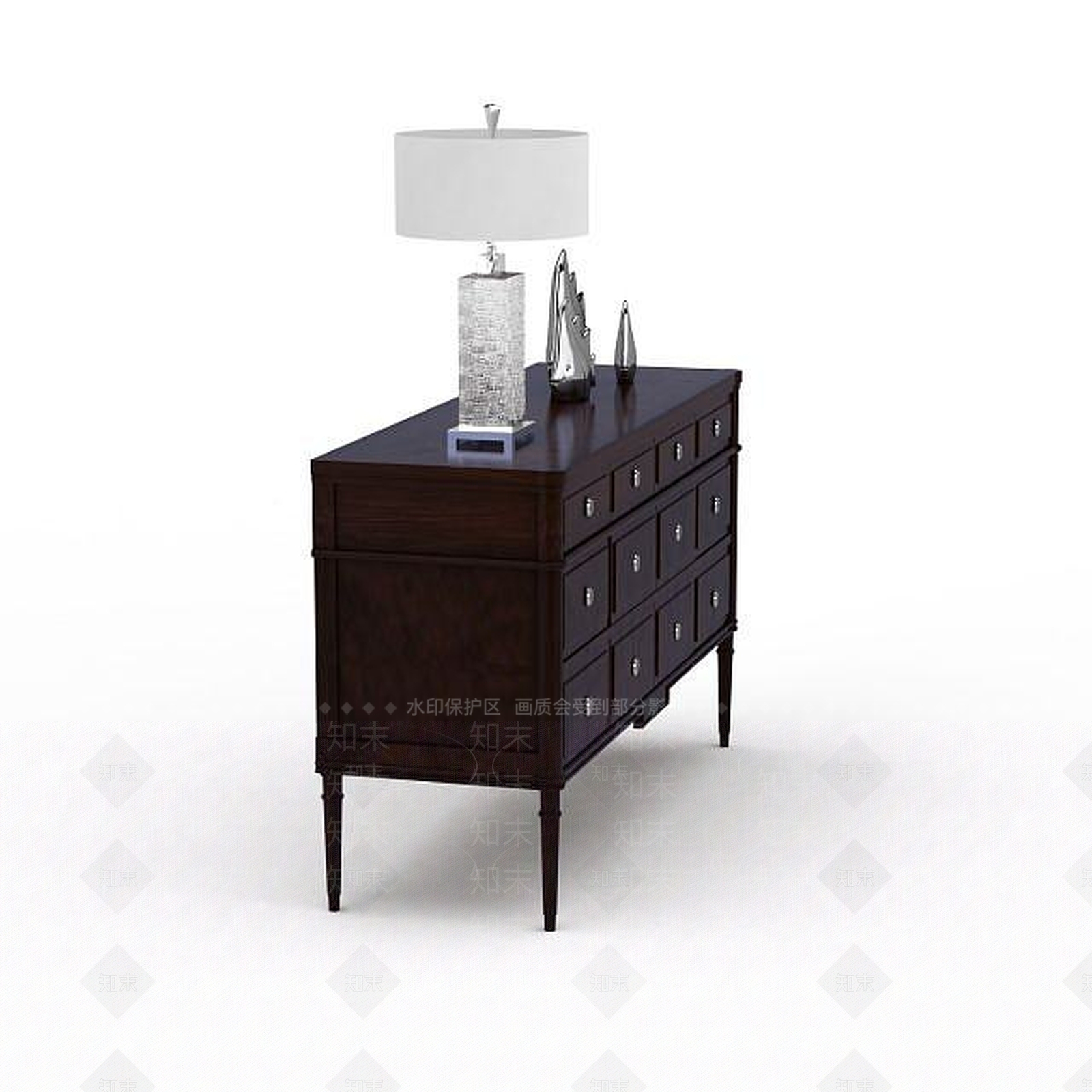现代衣柜3D模型下载【ID:1196402360】