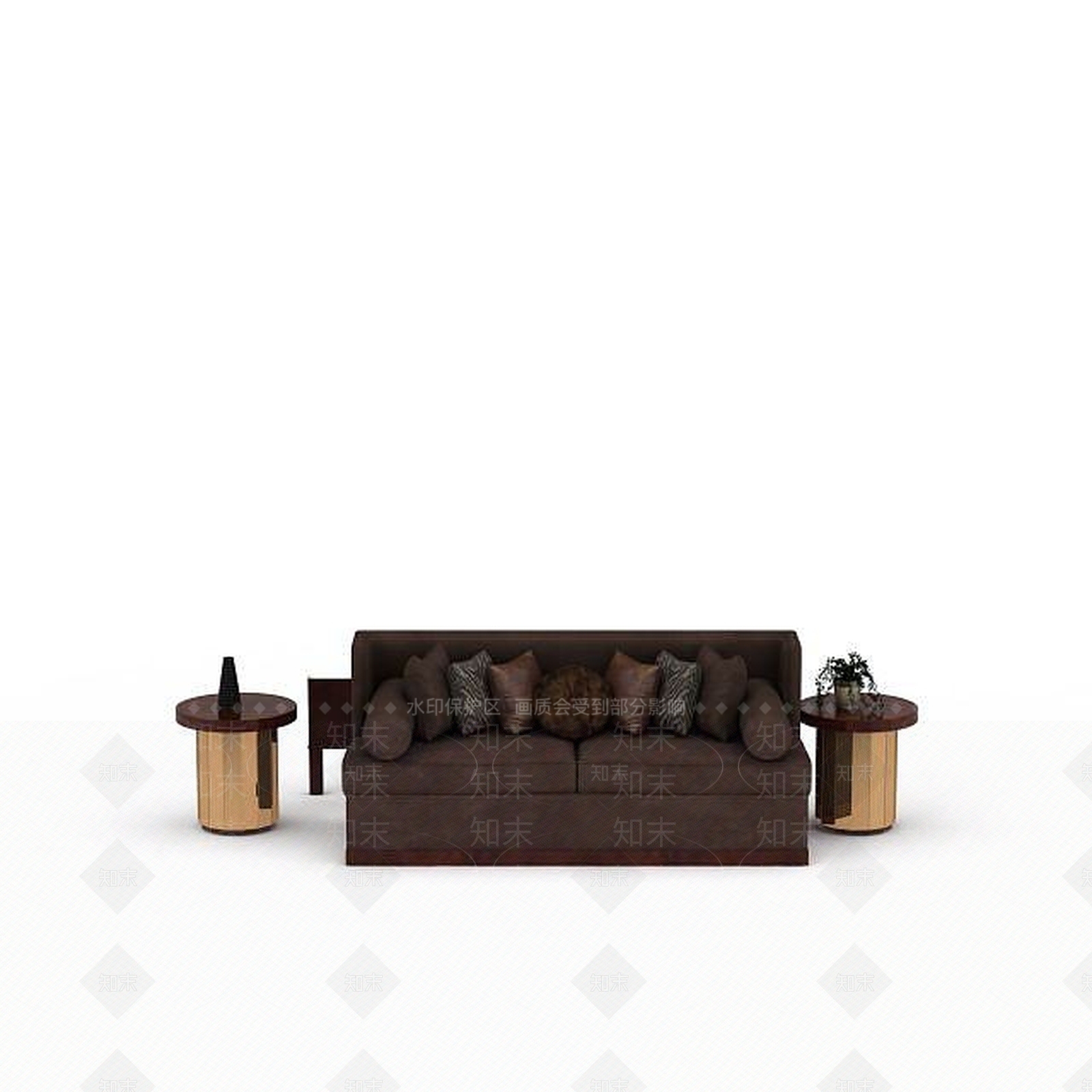 现代双人沙发3D模型下载【ID:1196402541】
