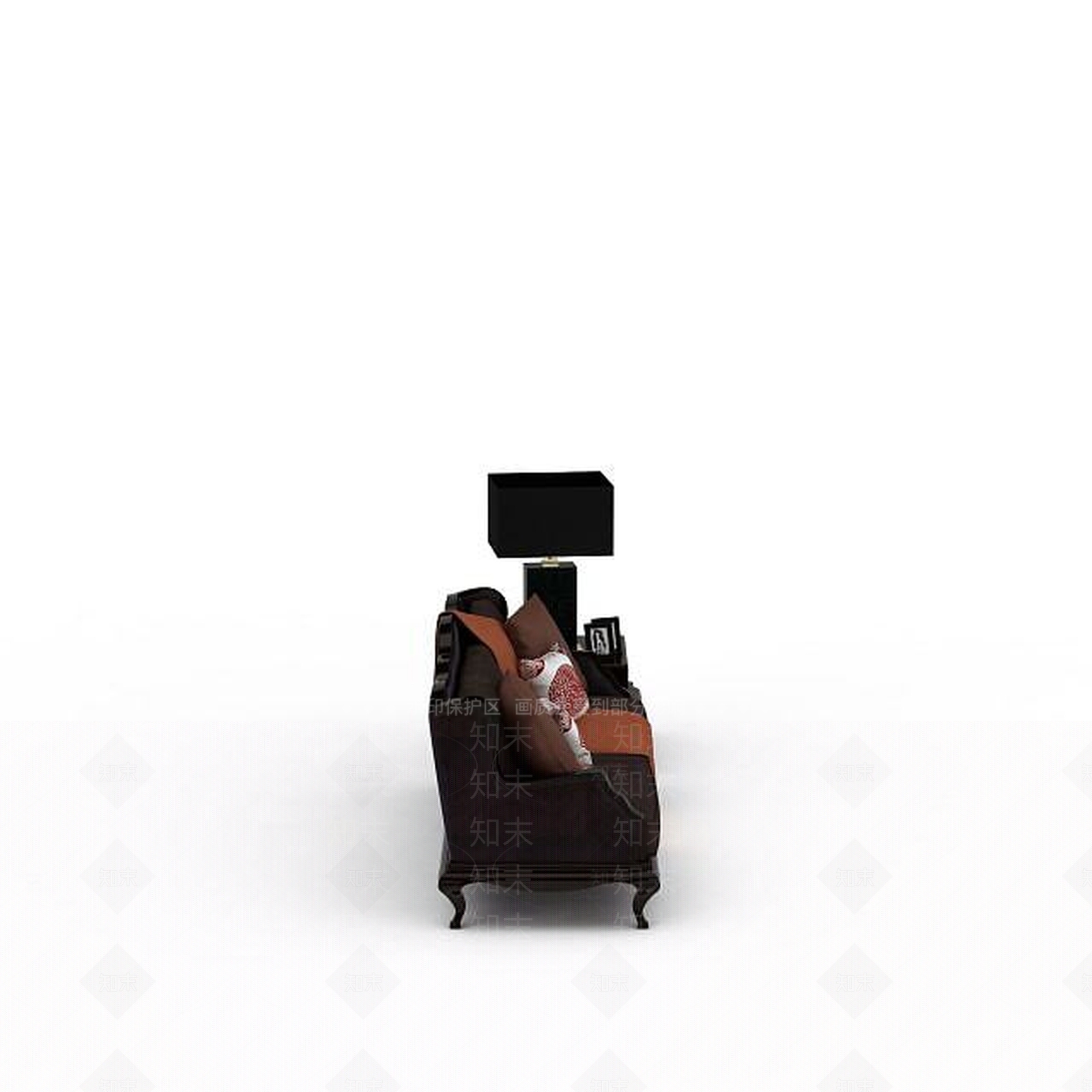 现代双人沙发3D模型下载【ID:1196402585】
