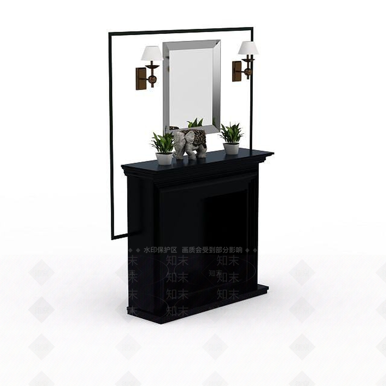现代衣柜3D模型下载【ID:1196403250】