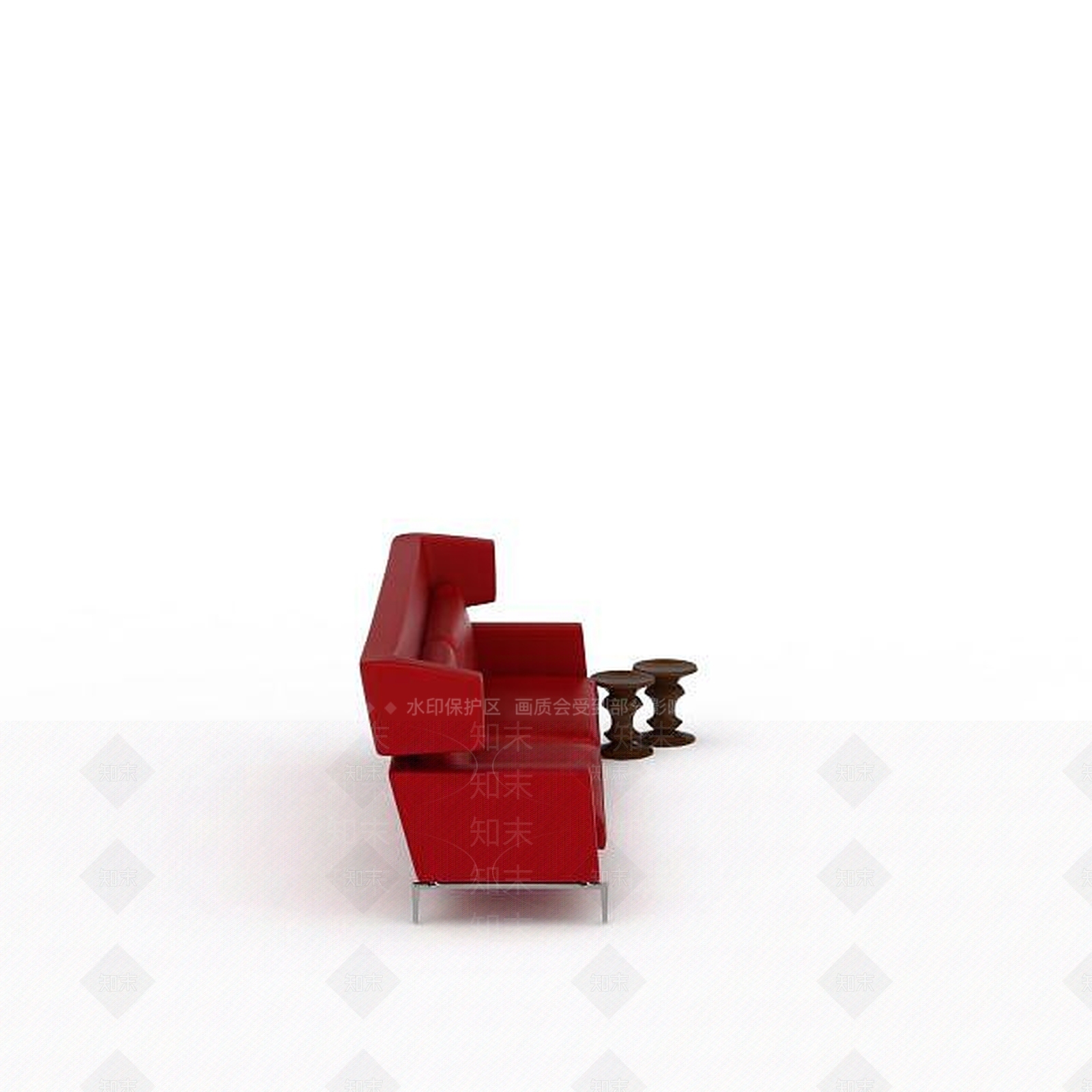 现代双人沙发3D模型下载【ID:1196403517】