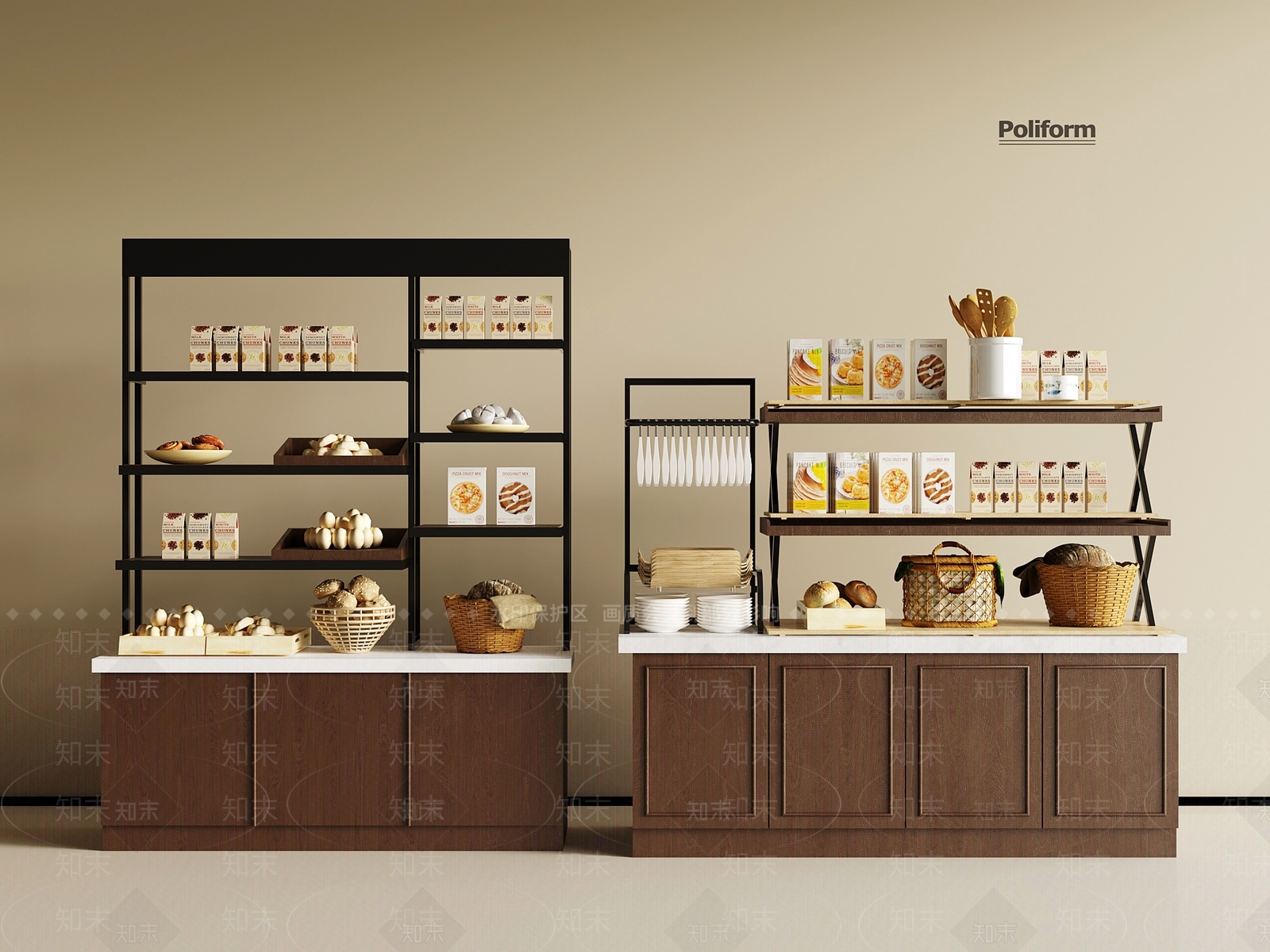 现代其他柜子3D模型下载【ID:1196405704】