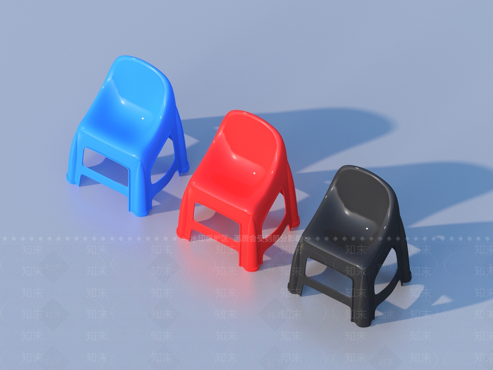 现代其他凳子3D模型下载【ID:1196405791】