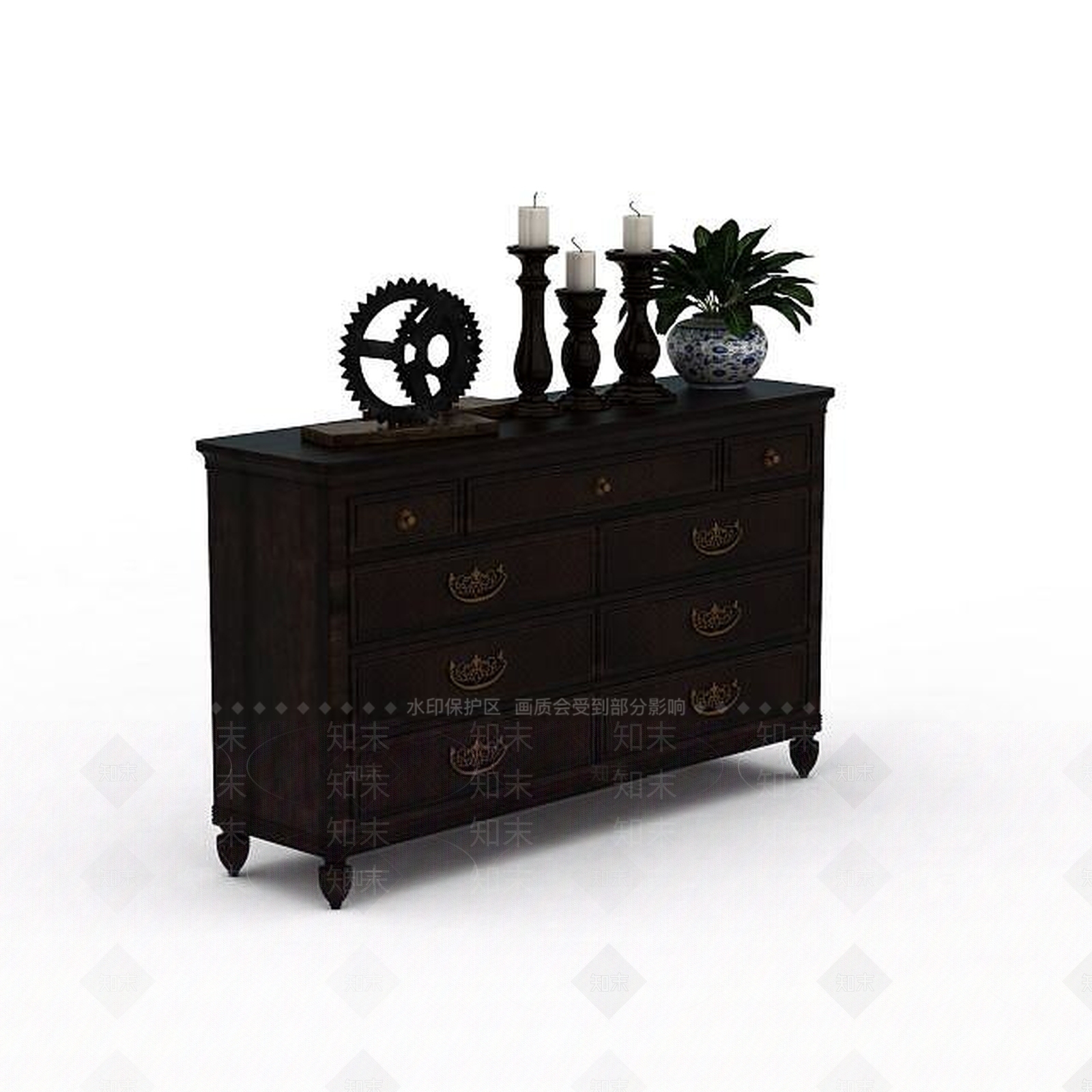 现代衣柜3D模型下载【ID:1196405913】