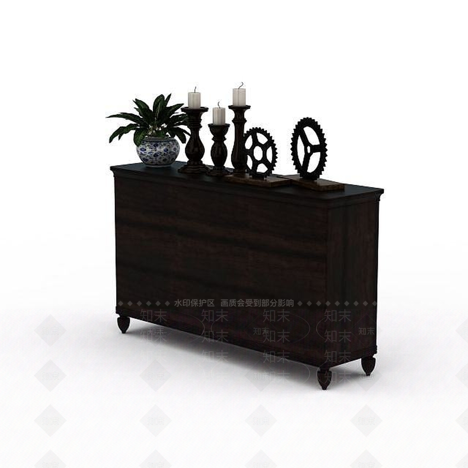 现代衣柜3D模型下载【ID:1196405913】