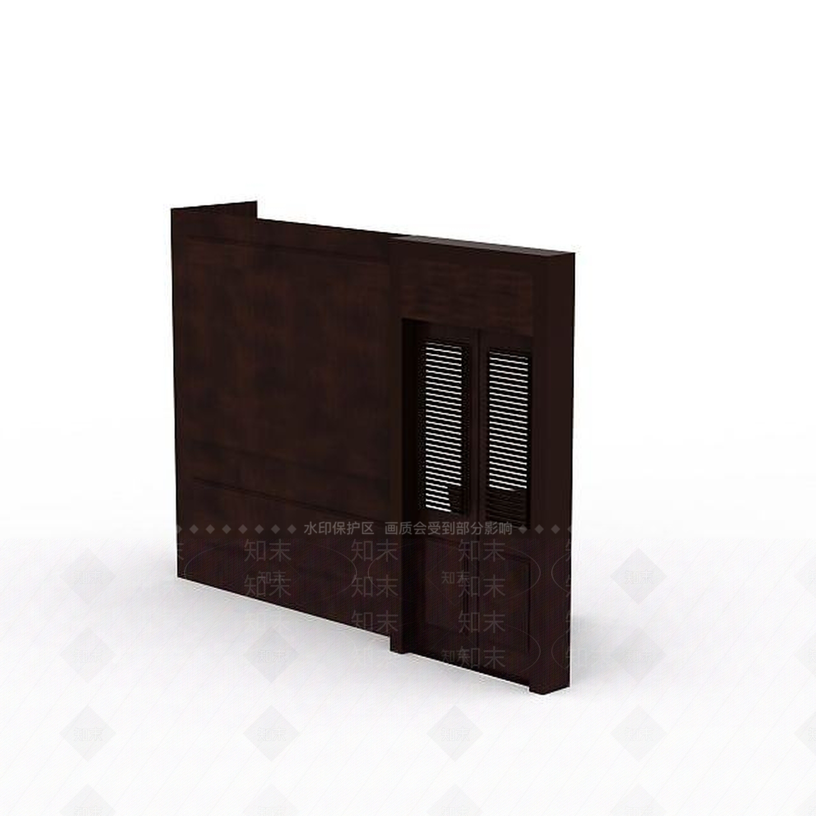 现代书桌椅3D模型下载【ID:1196406186】
