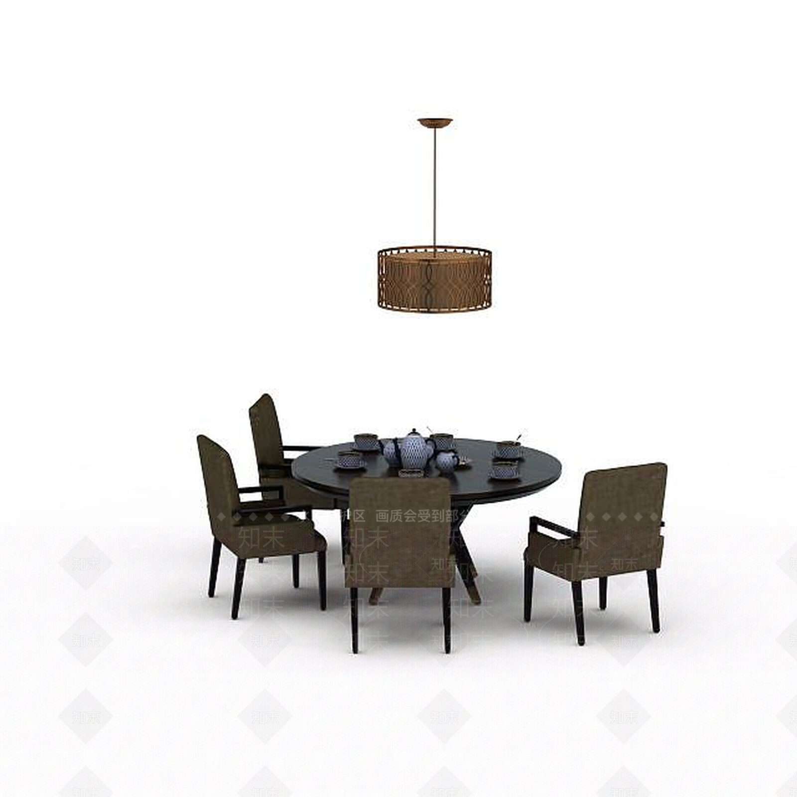 现代书桌椅3D模型下载【ID:1196406211】