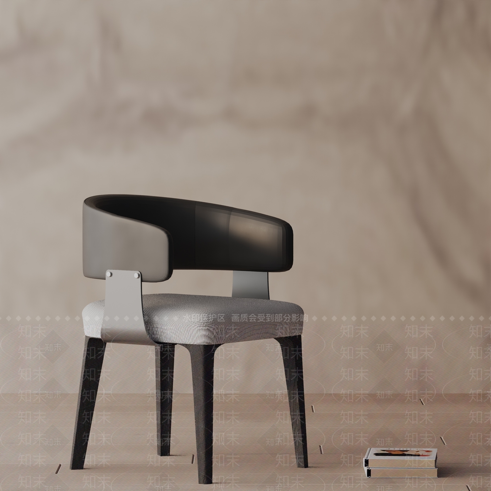 现代餐椅3D模型下载【ID:1196407739】
