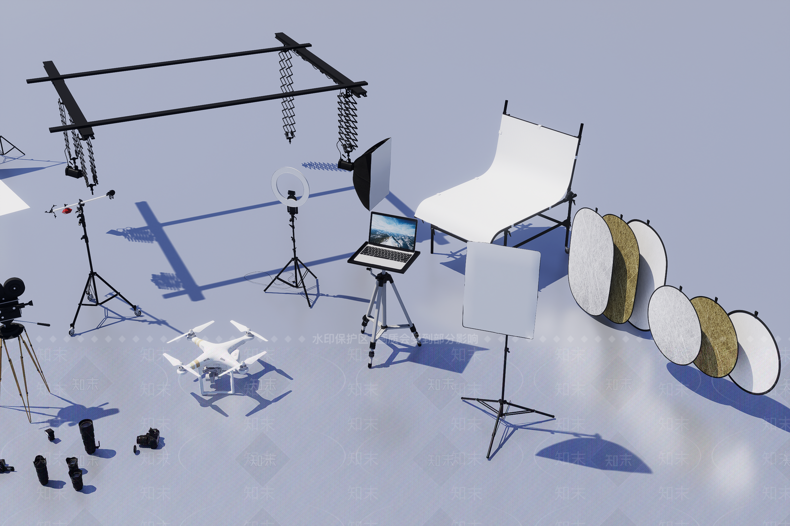 商展器材3D模型下载【ID:1196413042】