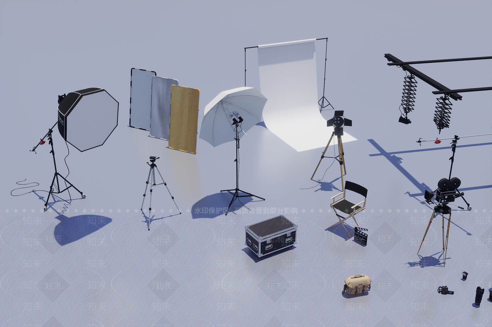 商展器材3D模型下载【ID:1196413042】