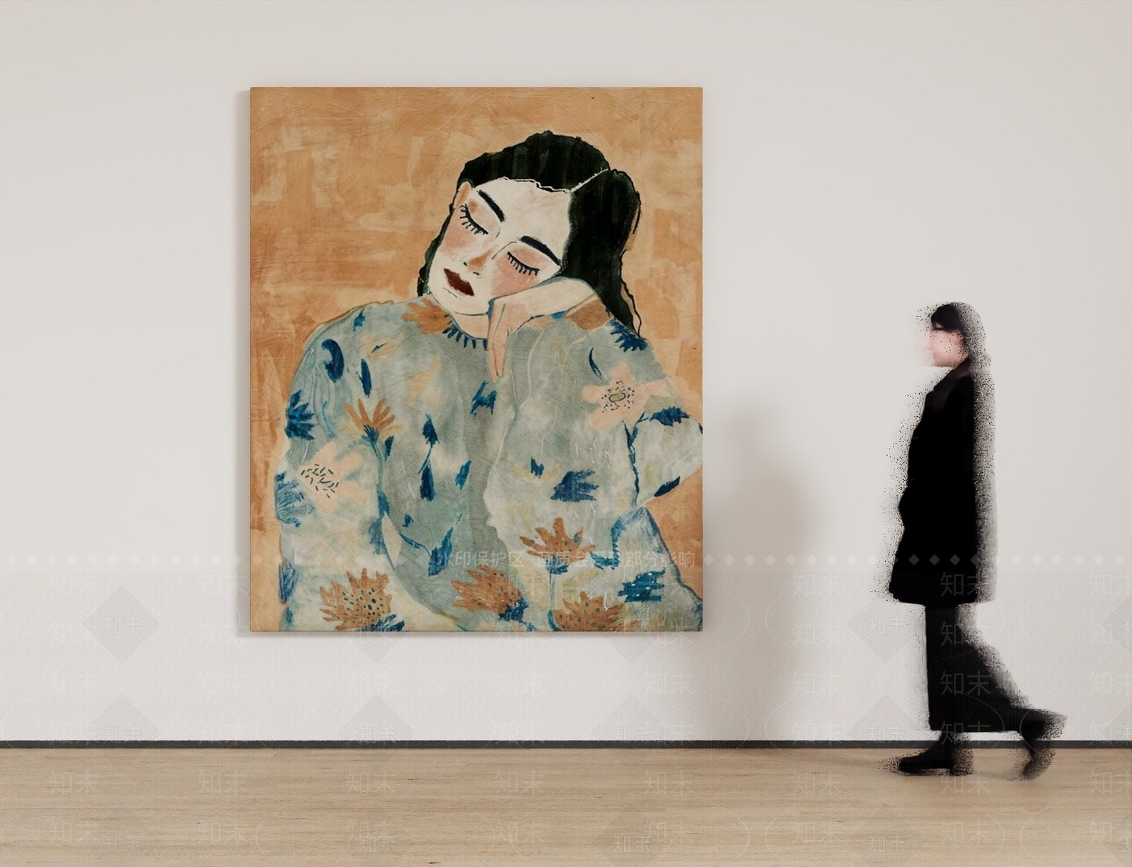 现代极简挂画3D模型下载【ID:1196423946】