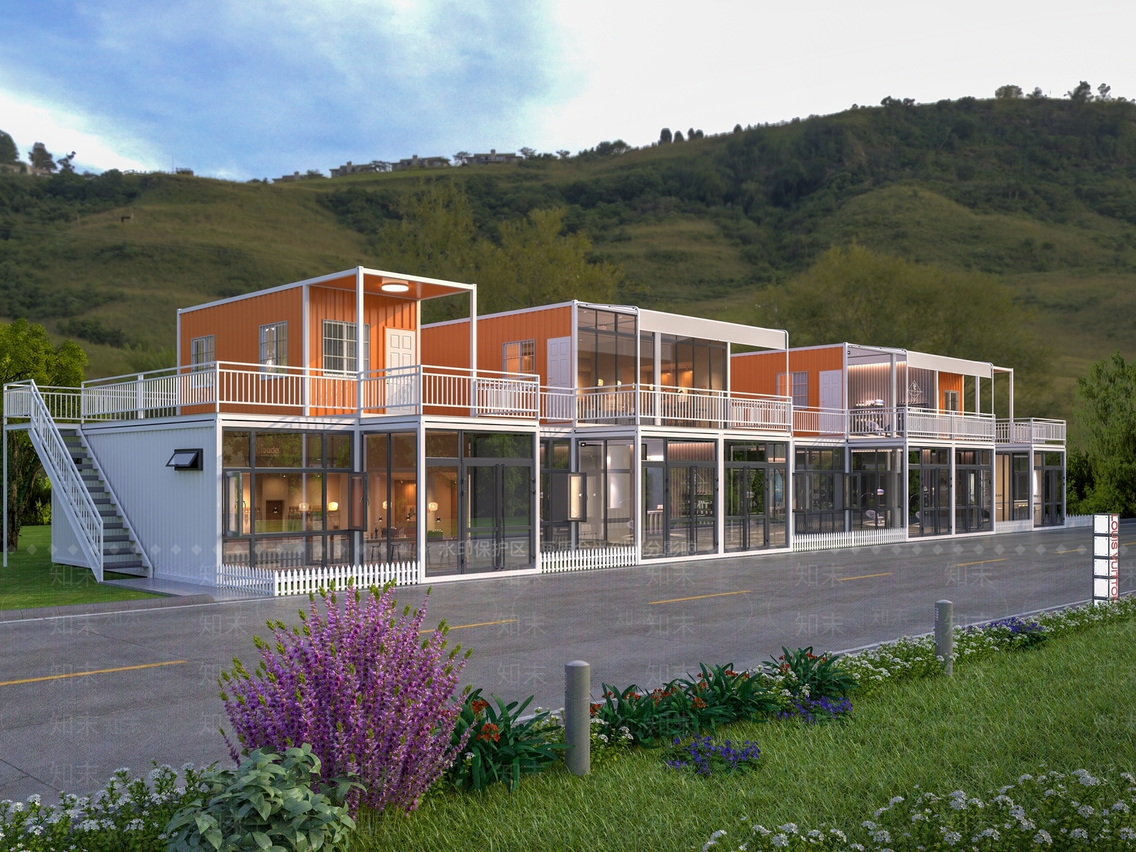 现代艺术风格建筑3D模型下载【ID:1196430075】