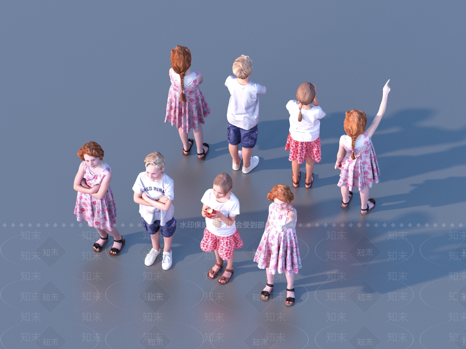 多人SU模型下载【ID:1196434581】