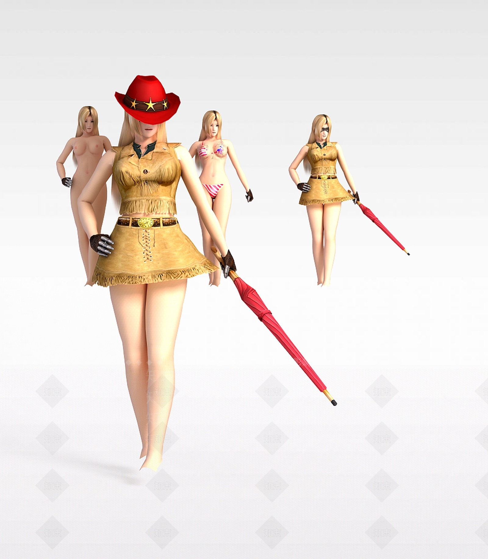 现代游戏人物3D模型下载【ID:1196440910】
