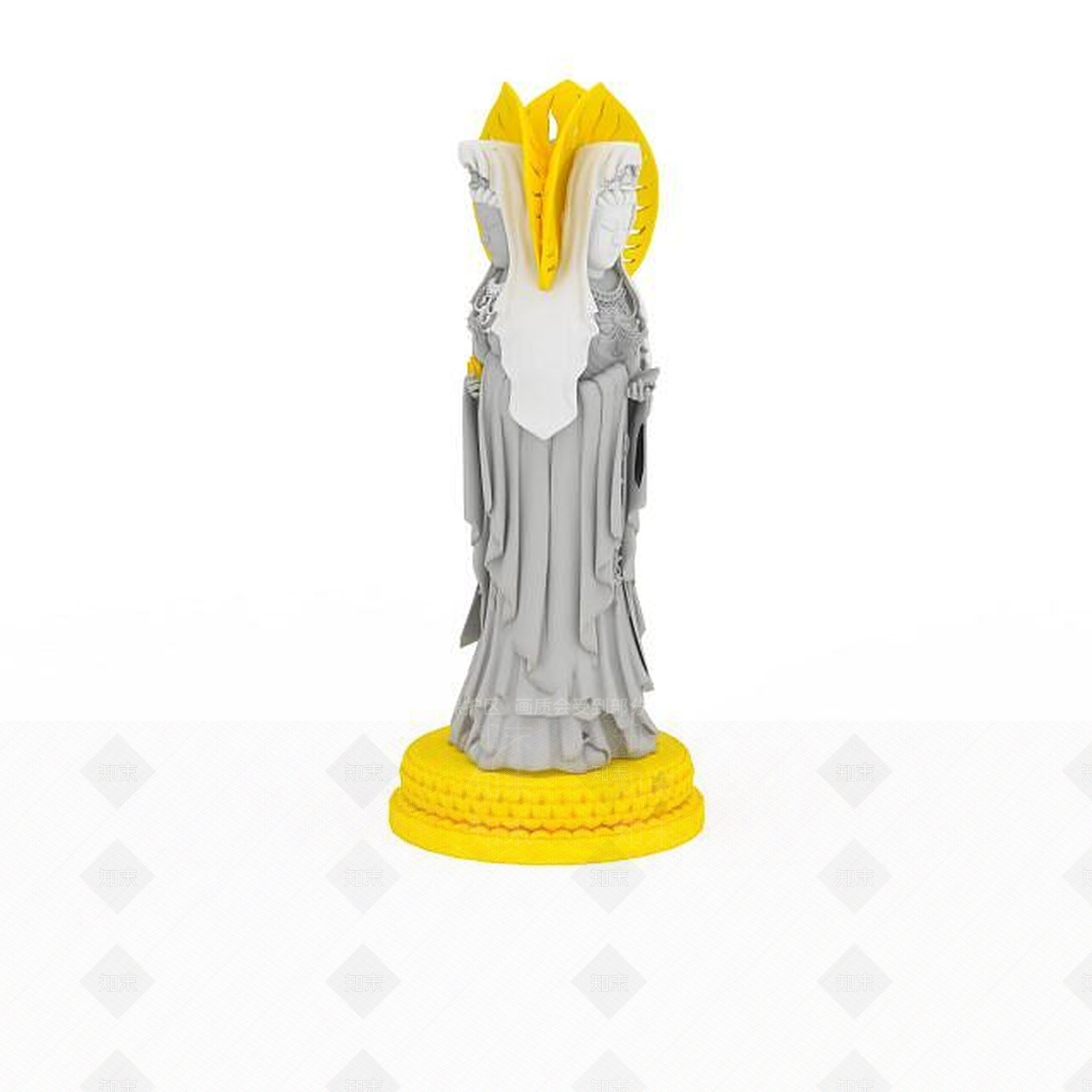 现代观音像3D模型下载【ID:1196441084】