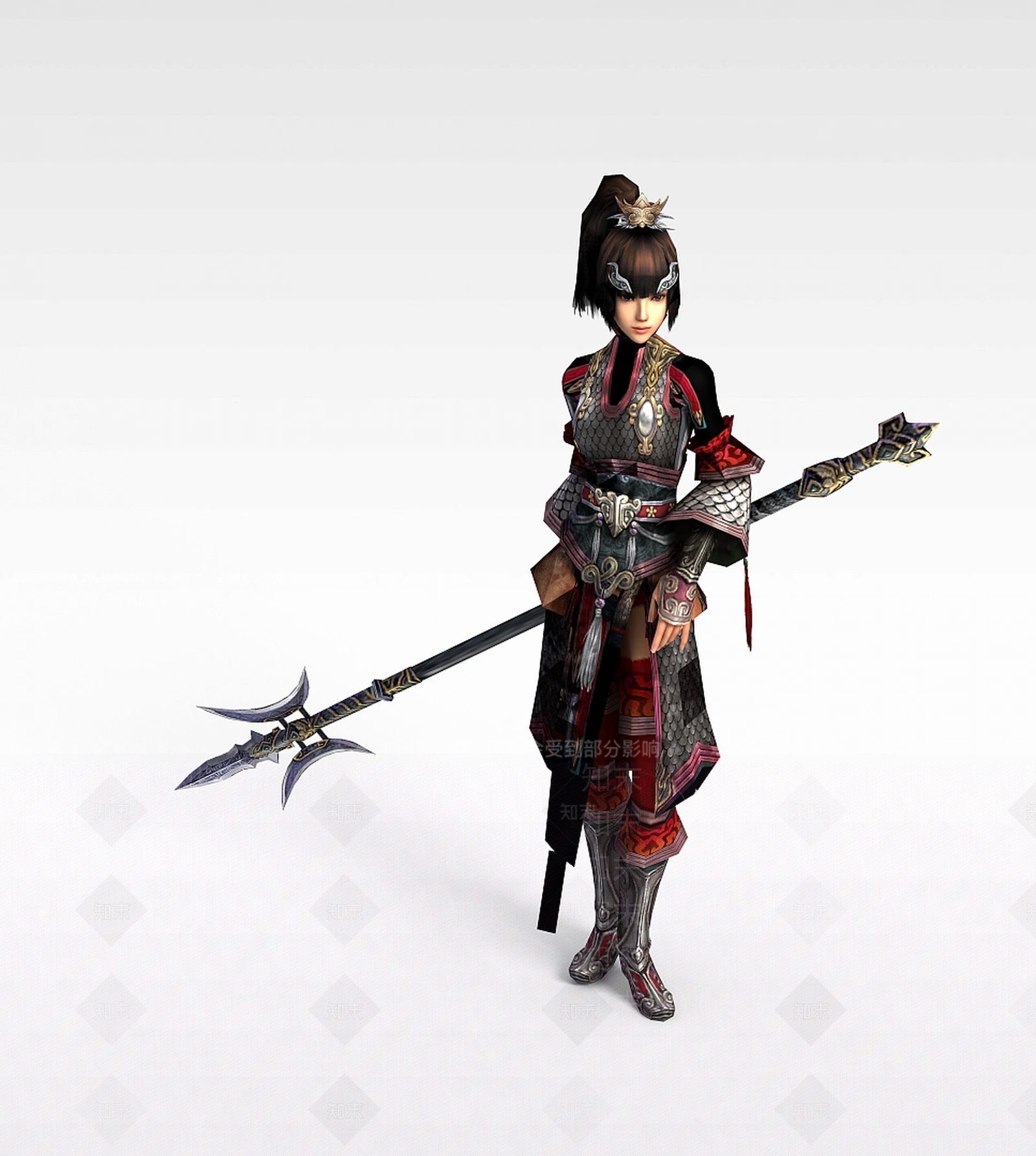 现代女侠3D模型下载【ID:1196441101】