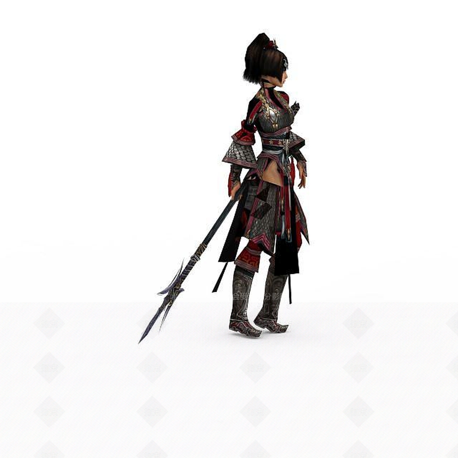 现代女侠3D模型下载【ID:1196441101】