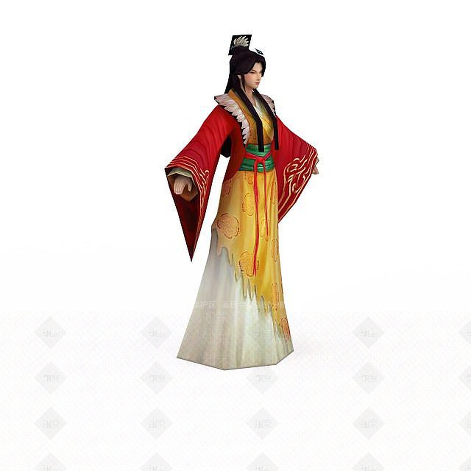 现代古代人物3D模型下载【ID:1196441298】