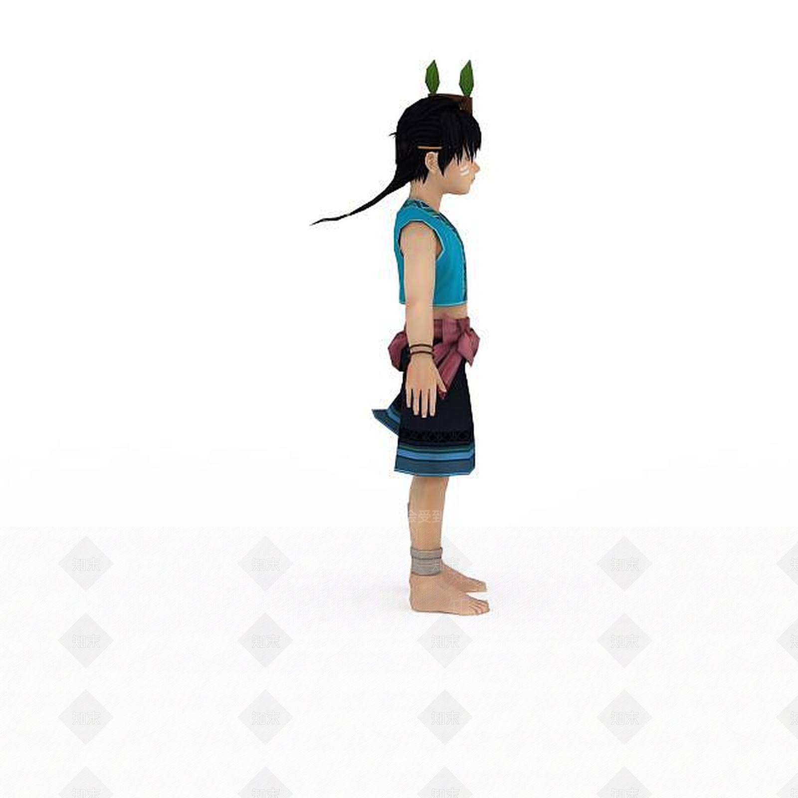 现代古代人物3D模型下载【ID:1196441347】