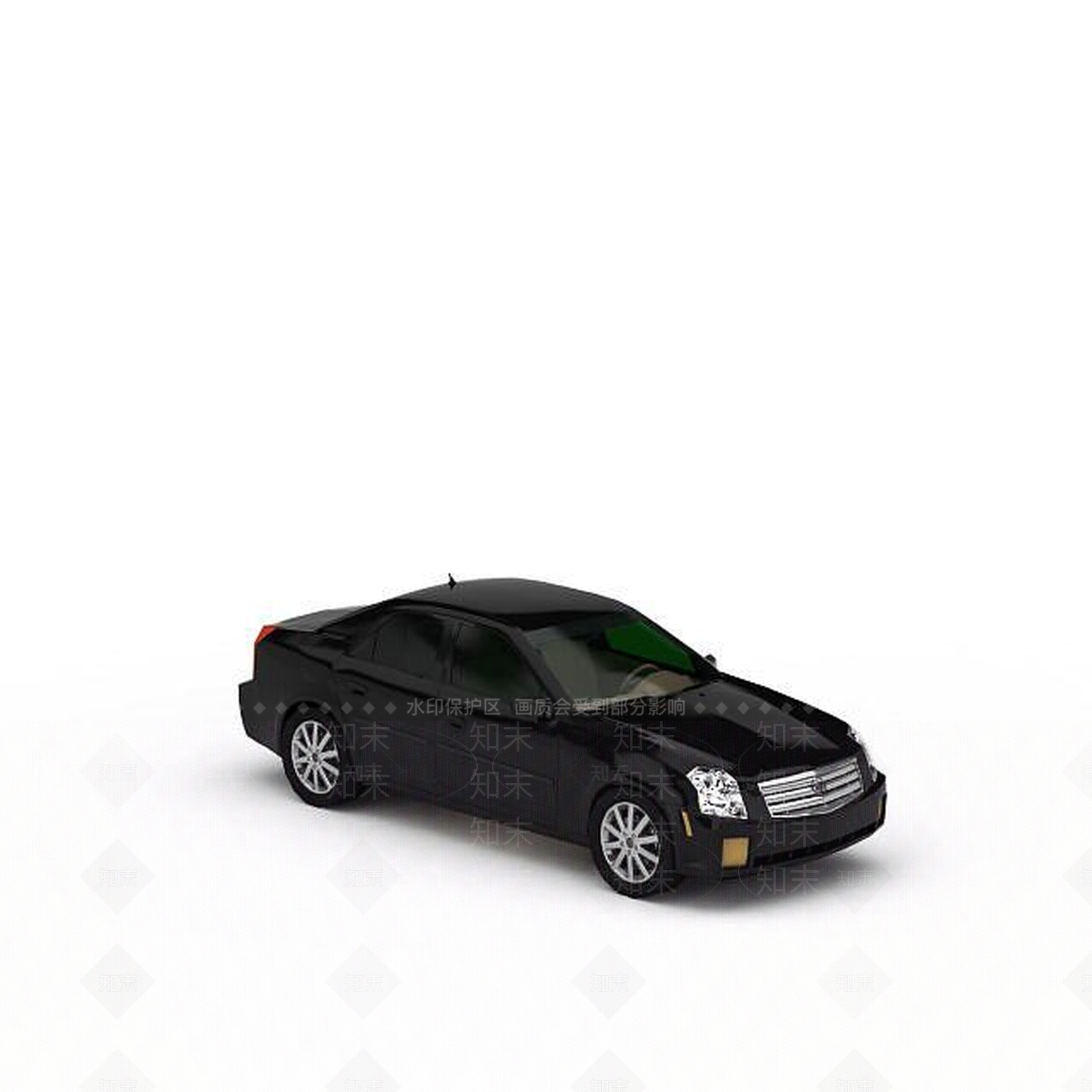 现代黑色时尚汽车3D模型下载【ID:1196445280】