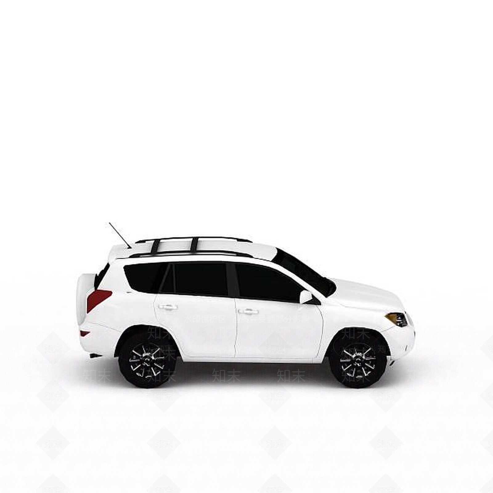 现代白色丰田汽车3D模型下载【ID:1196445292】