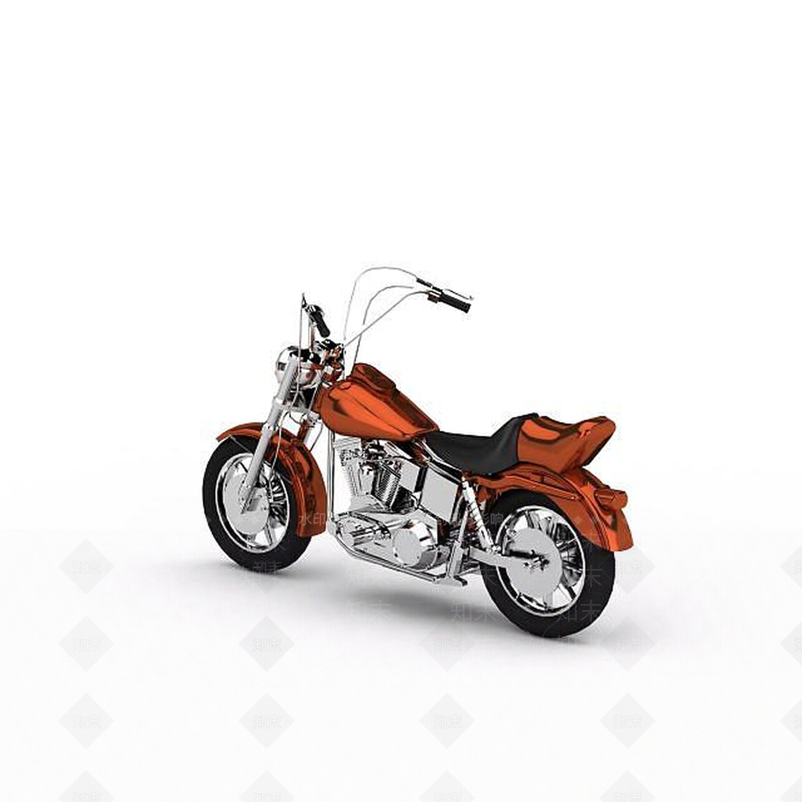 现代时尚摩托车3D模型下载【ID:1196445510】