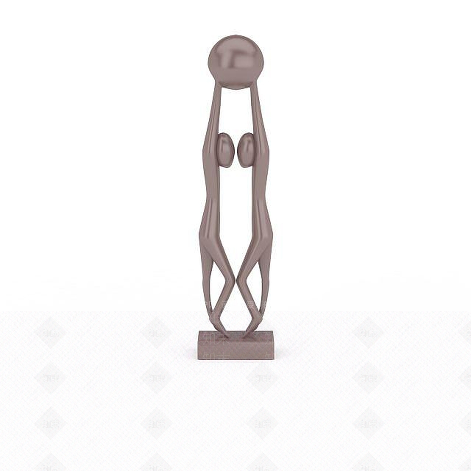 现代人体造型摆件3D模型下载【ID:1196445747】