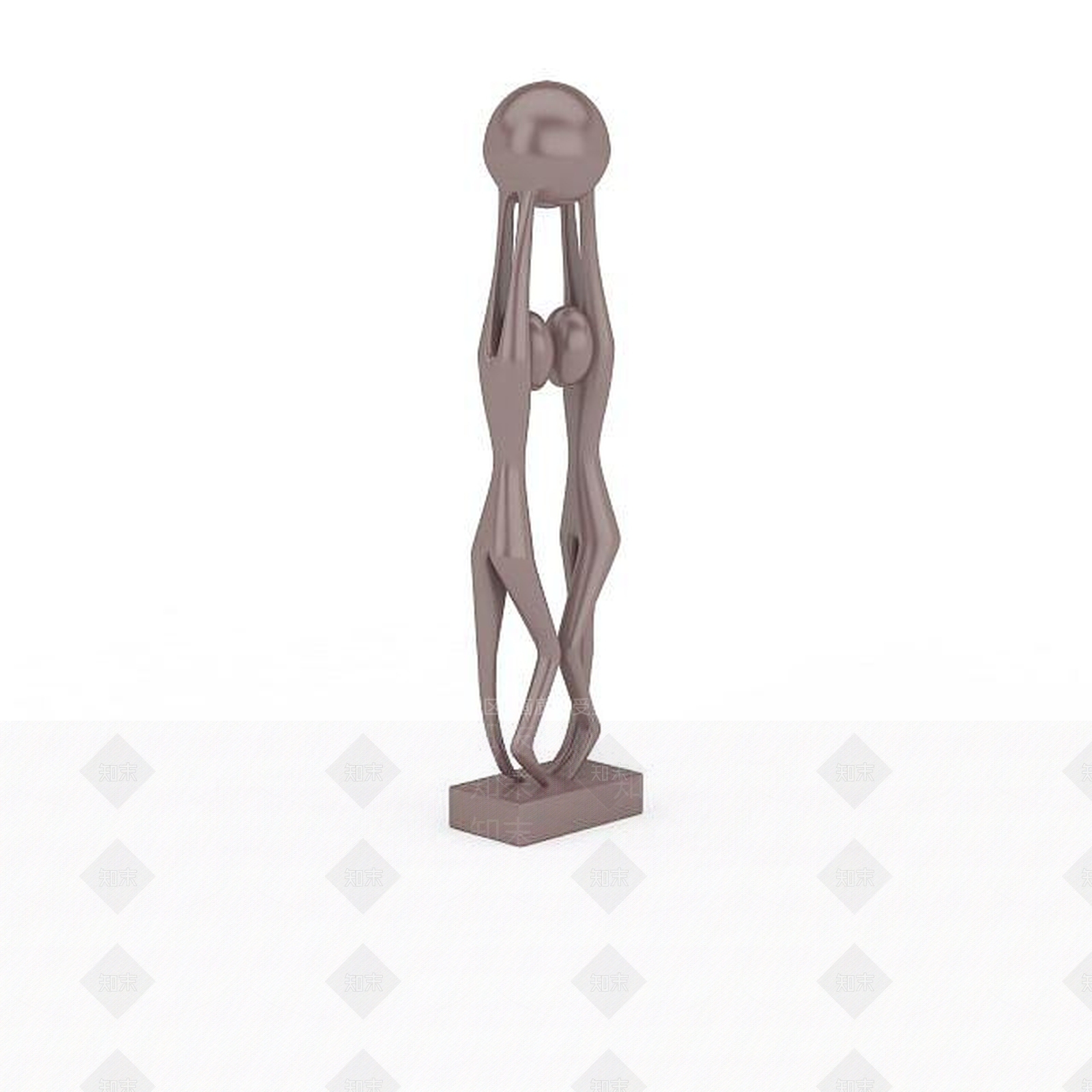 现代人体造型摆件3D模型下载【ID:1196445747】