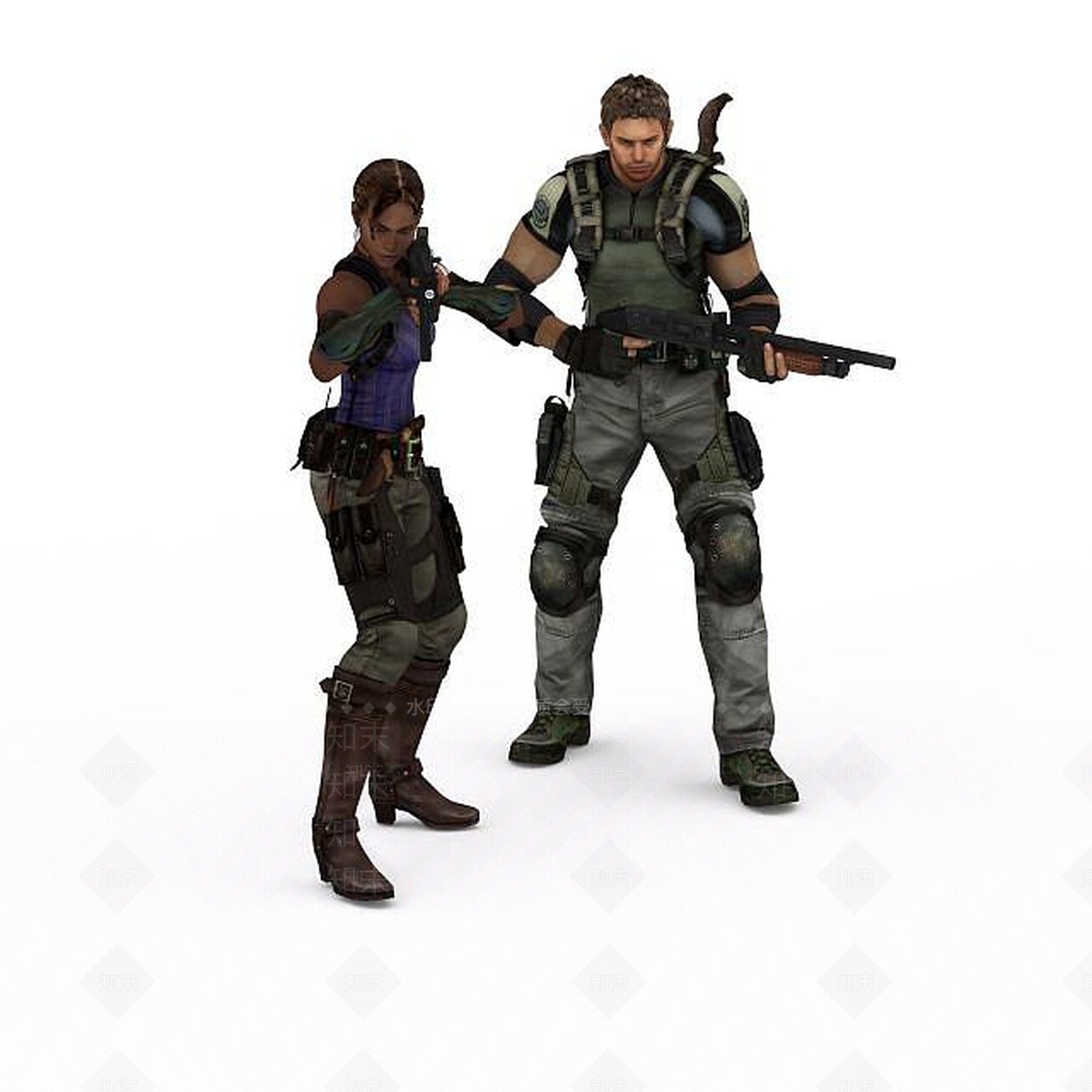 现代动漫人物3D模型下载【ID:1196445879】