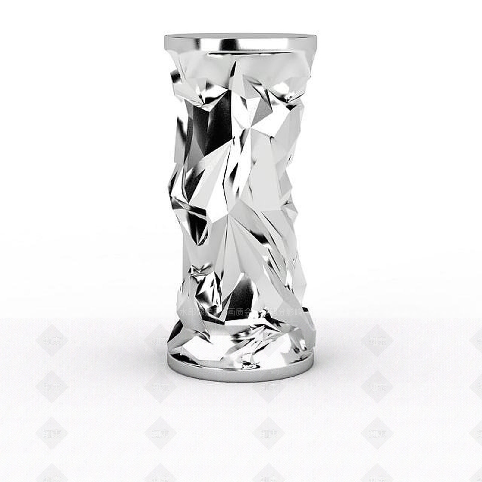 现代创意水晶摆件3D模型下载【ID:1196447466】