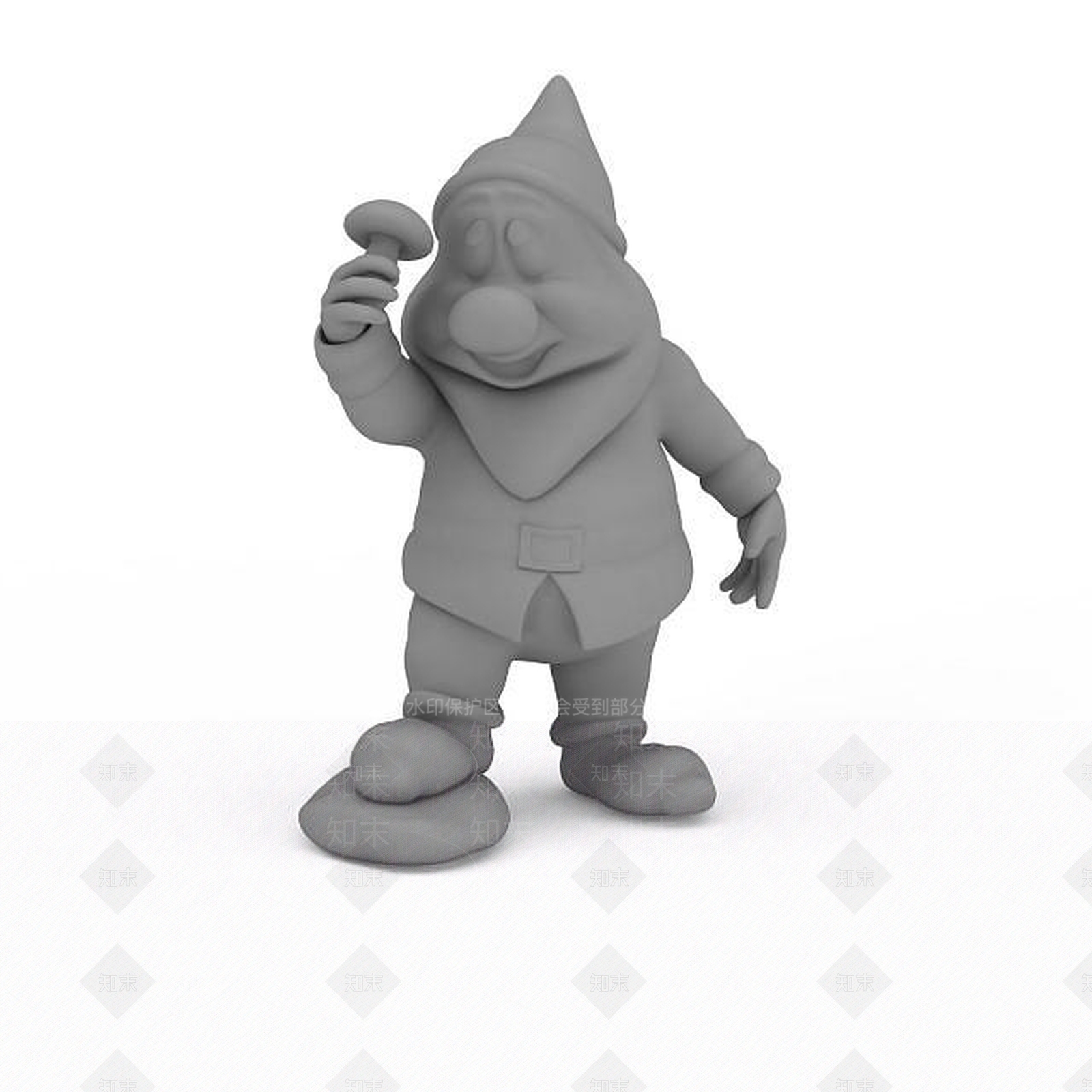 现代卡通小矮人3D模型下载【ID:1196447745】