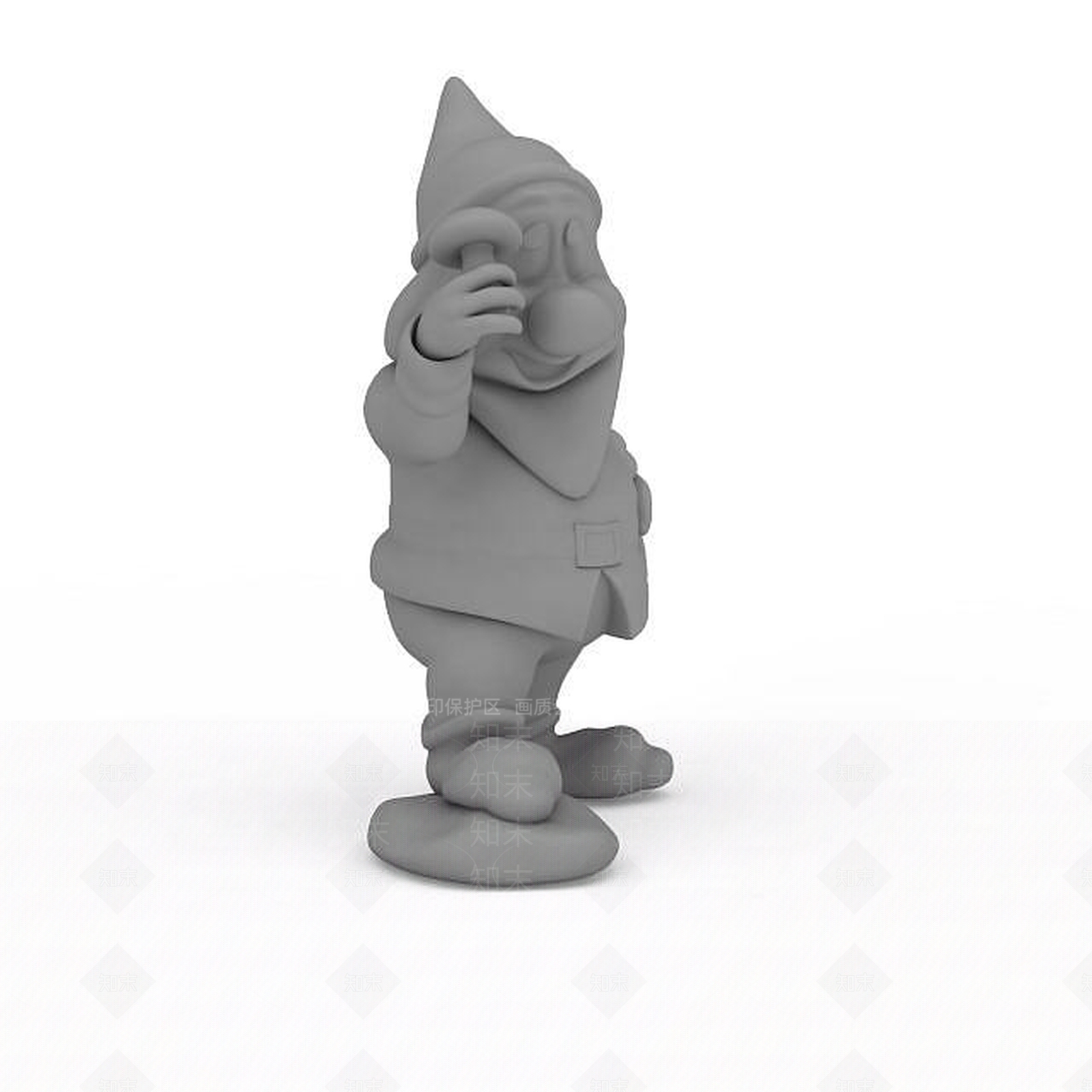现代卡通小矮人3D模型下载【ID:1196447745】