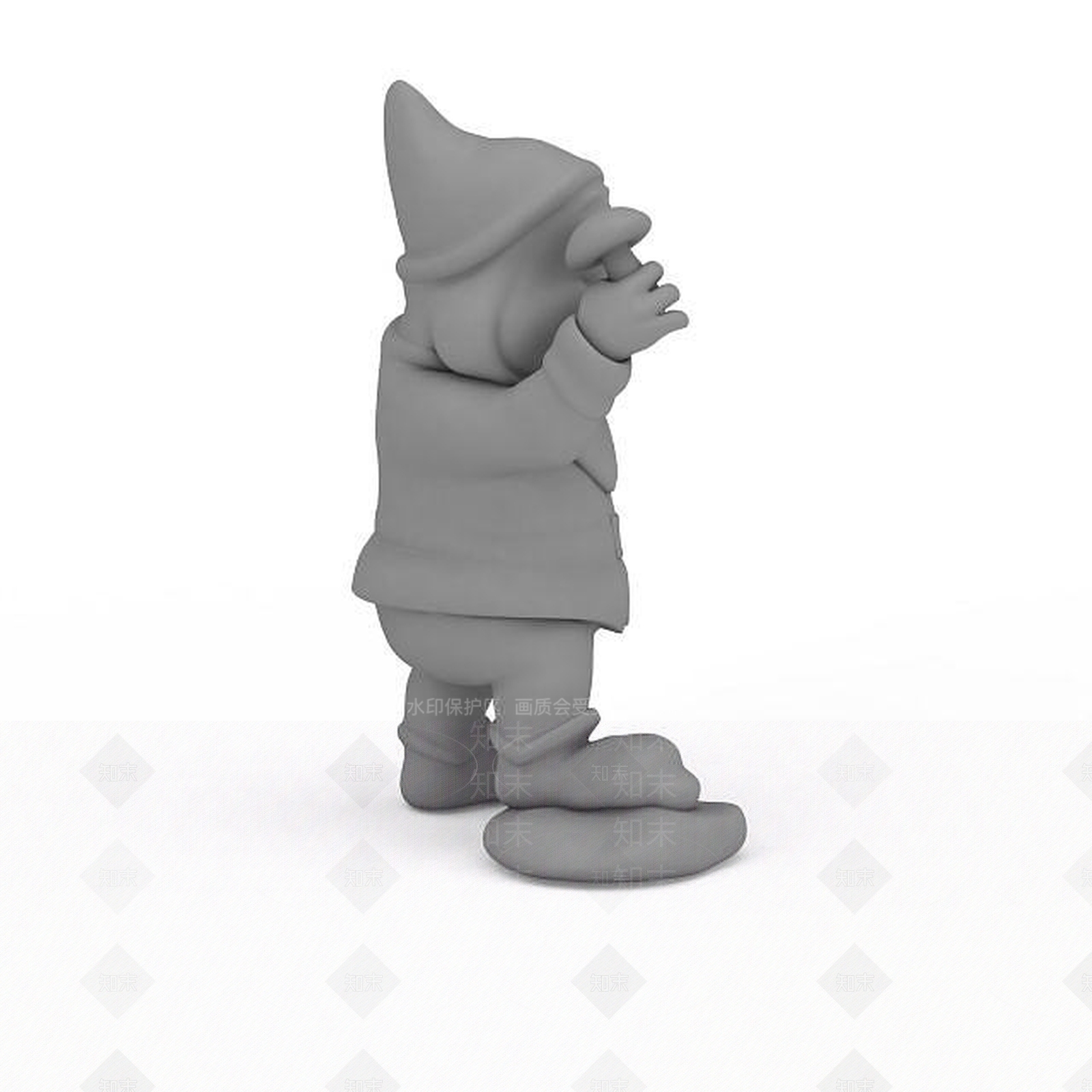现代卡通小矮人3D模型下载【ID:1196447745】