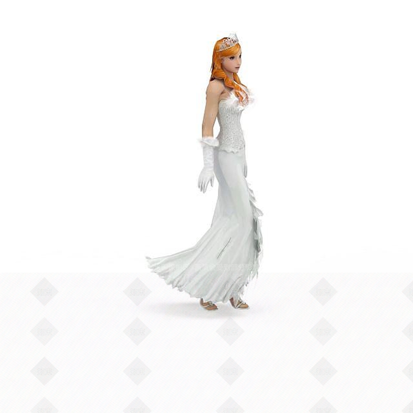 现代外国女孩3D模型下载【ID:1196447897】