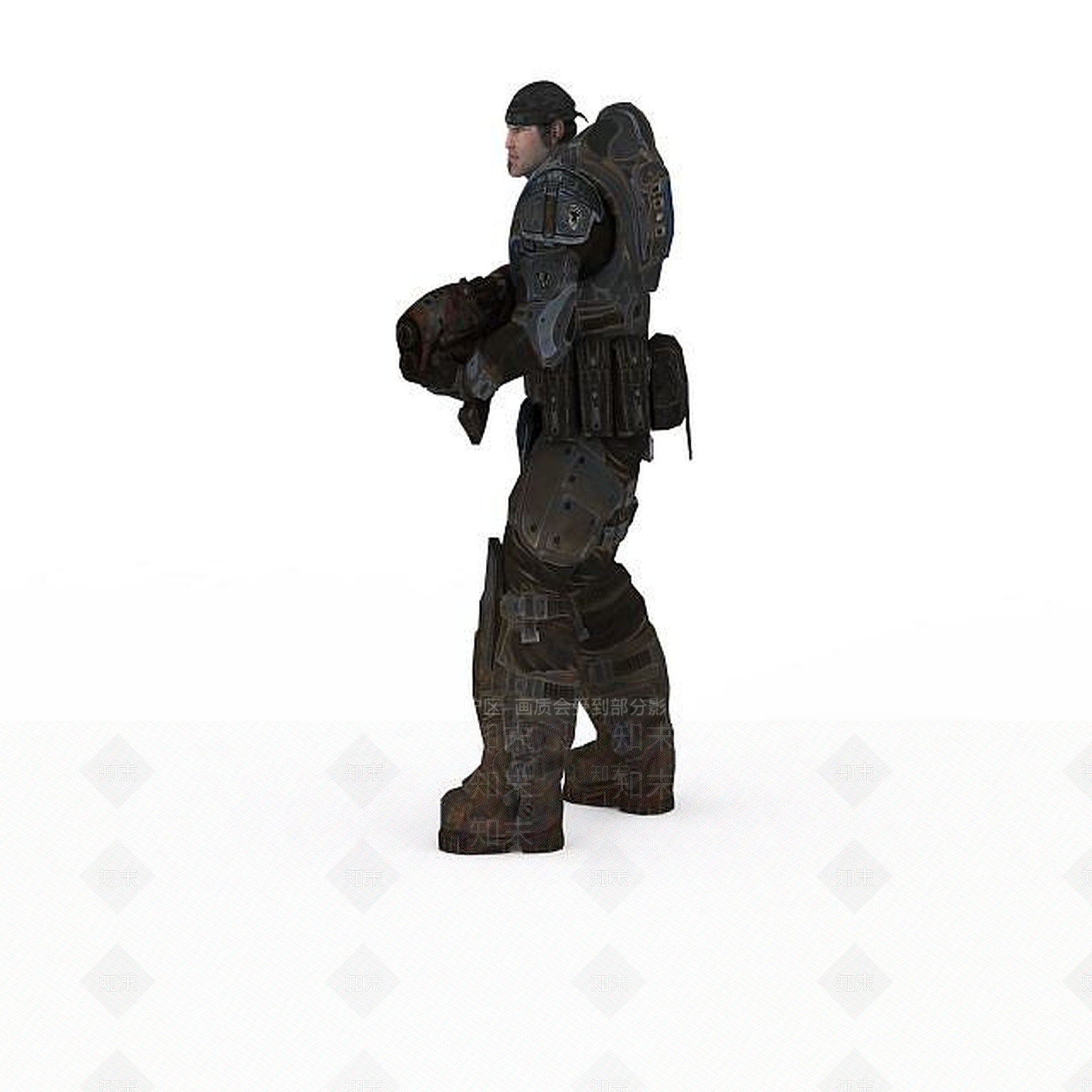 现代武装少年3D模型下载【ID:1196448017】