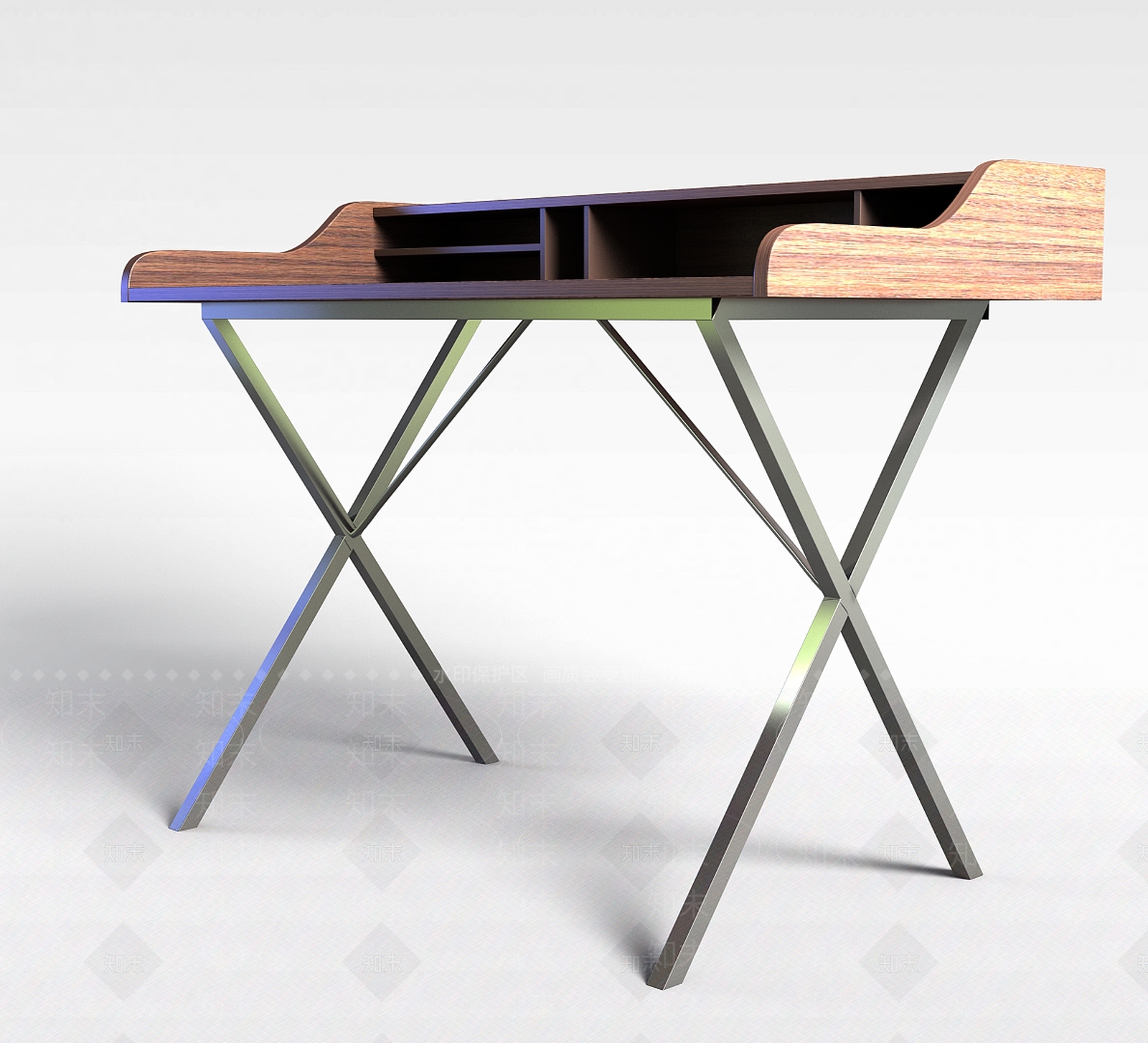 现代简易木桌3D模型下载【ID:1196448658】