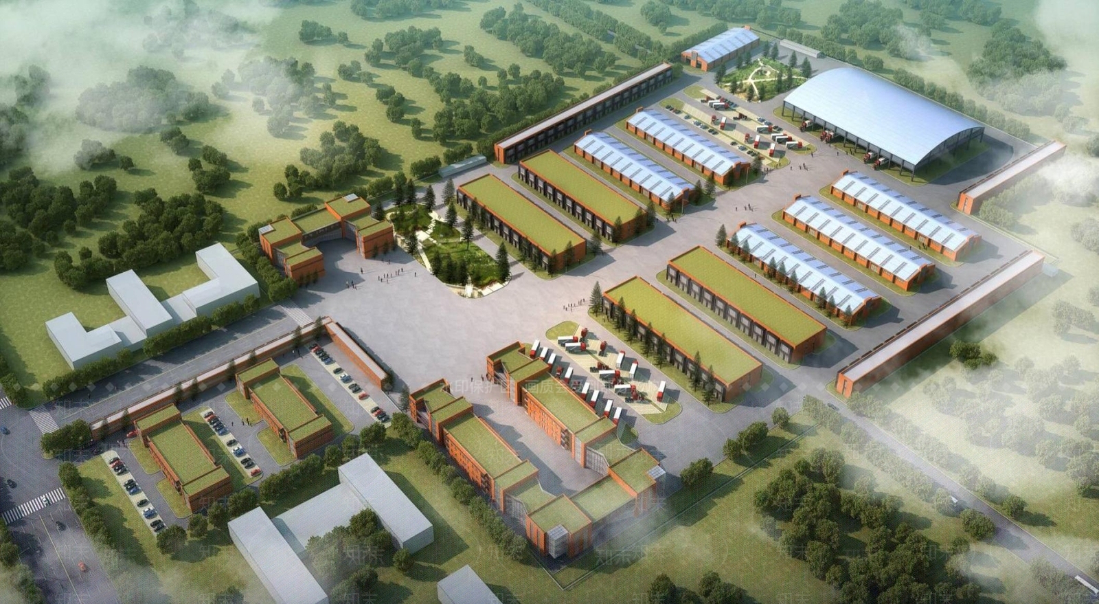 现代农贸市场3D模型下载【ID:1196449151】