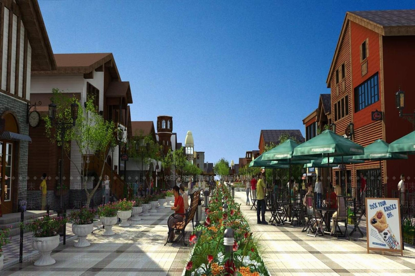 欧式小高层住宅楼3D模型下载【ID:1196449465】
